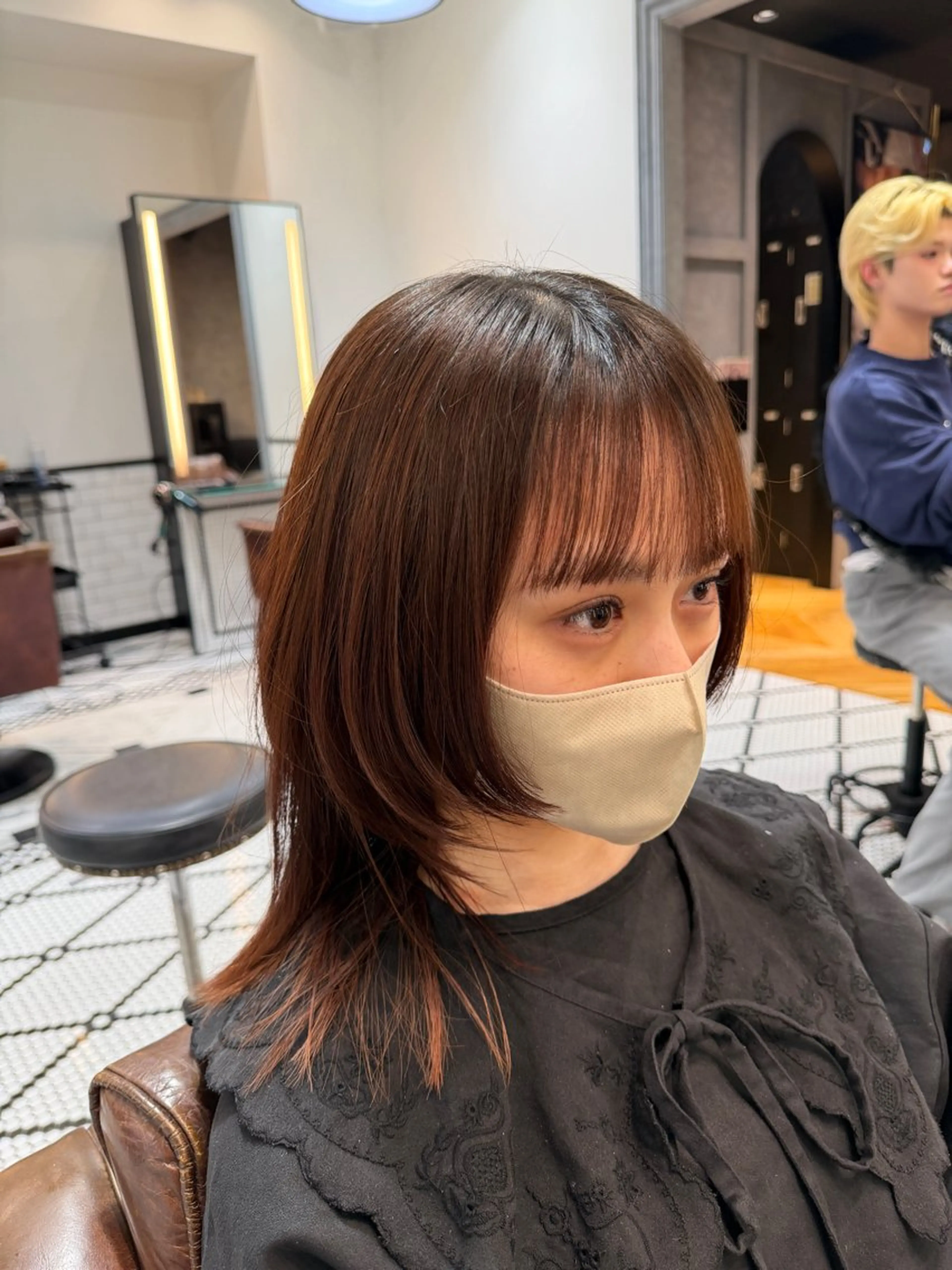 ミディアム カット MINX/小玉拓実/ 縮毛矯正/ラクガミのヘアスタイル