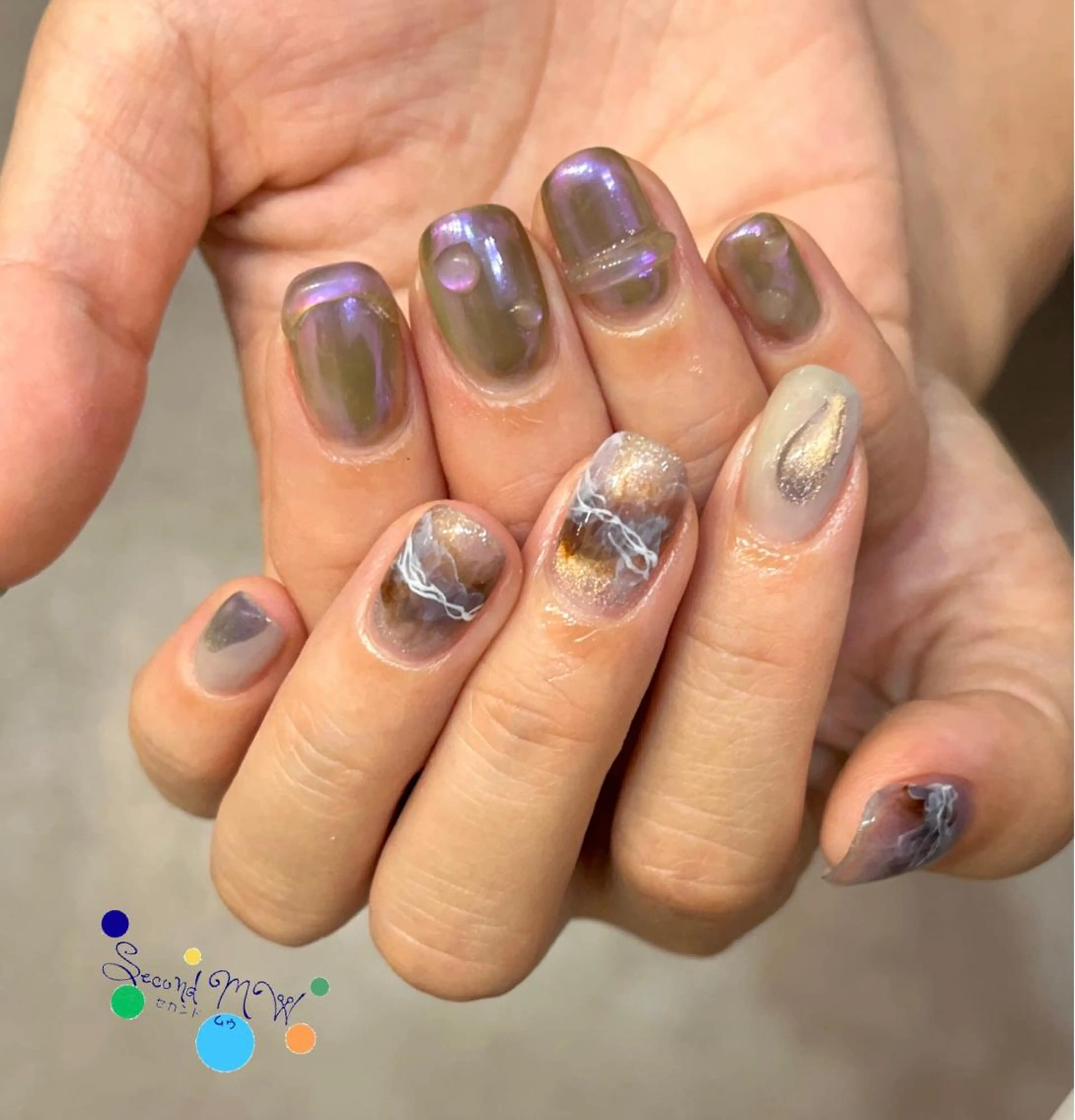 ネイル ニュアンスネイル ハンドネイル SecondMW _nail 　川連のネイルデザイン
