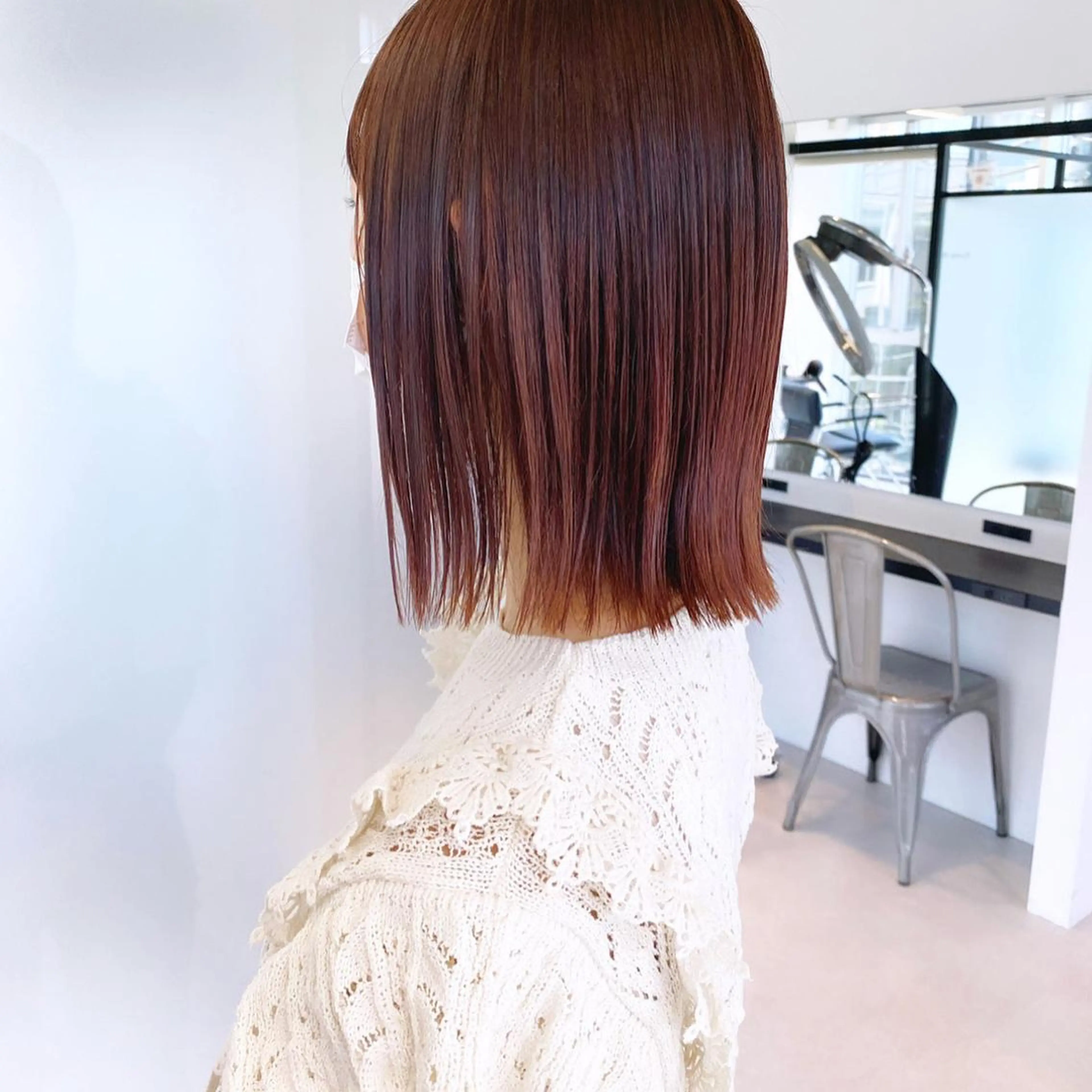 ミディアム カラー カット ヘアカラー マンツーマン半個室 tamuraのヘアスタイル