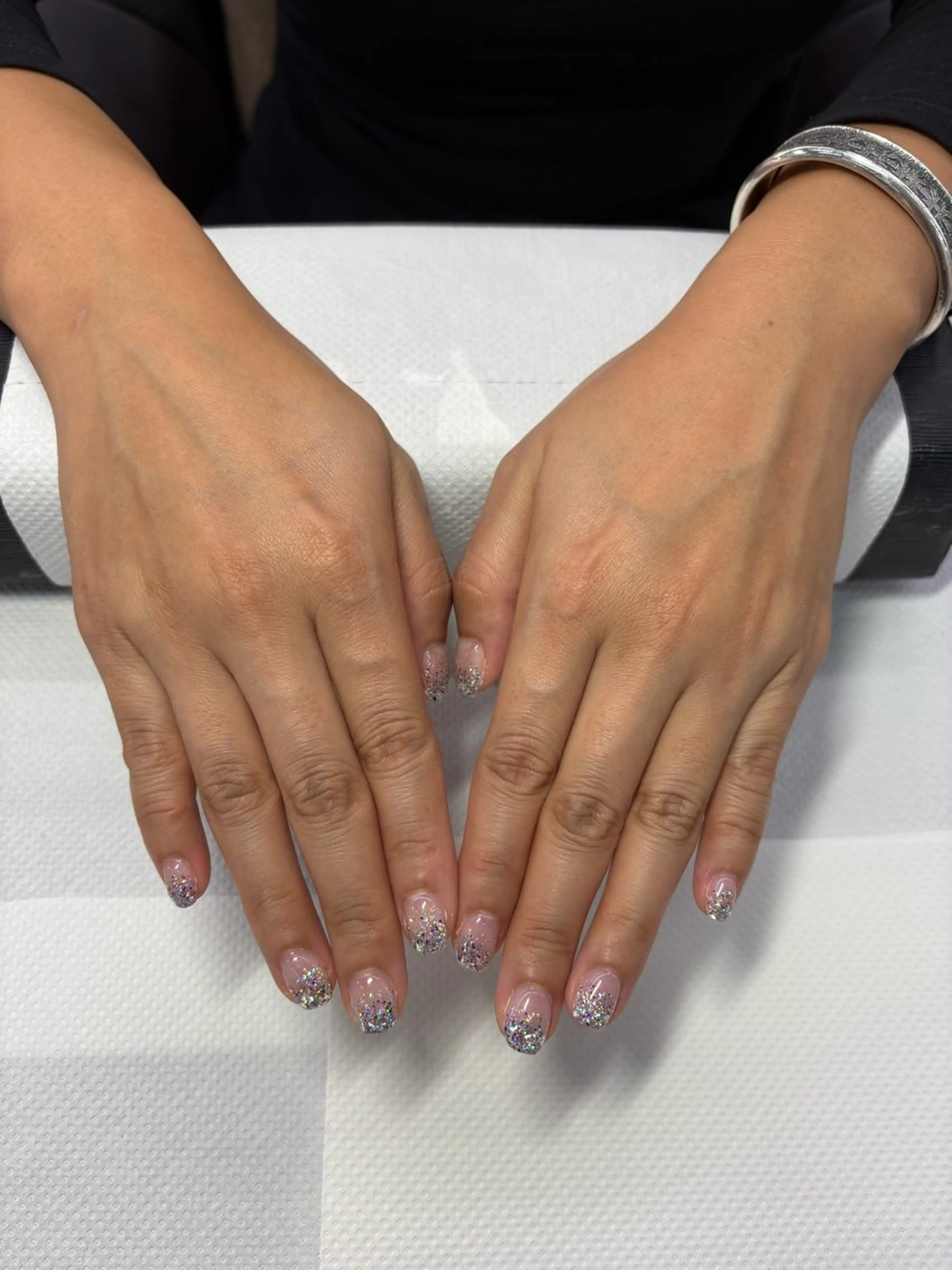 ネイル ラメ(グリッター) ラメグラデーション 清水 麻由のネイルデザイン