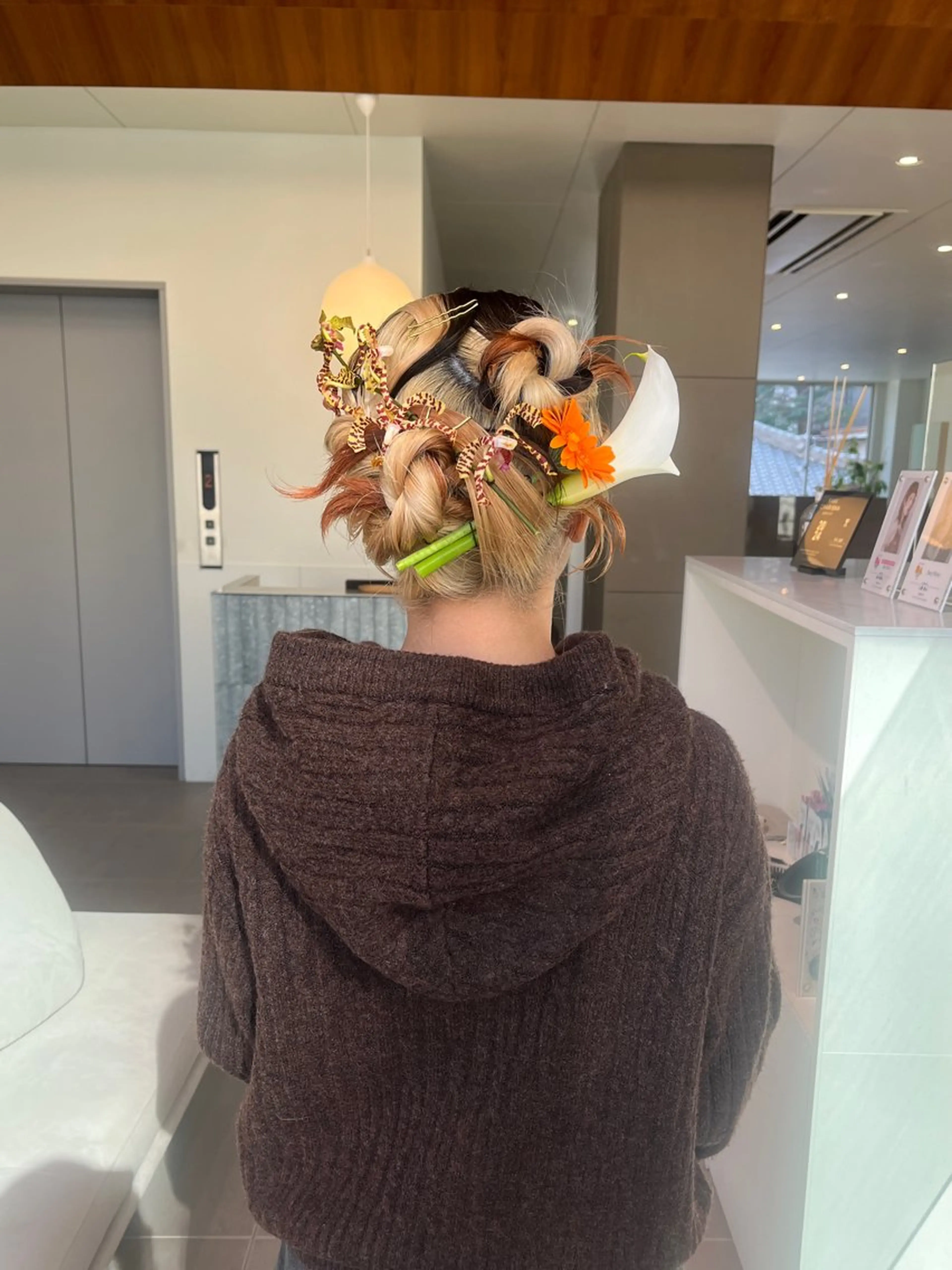 カラー ヘアアレンジ ベージュカラー ブリーチ 透明感カラー ダブルカラー ヘアセット 髪質改善カラー/ボブ 🌻Mutsumiのヘアスタイル