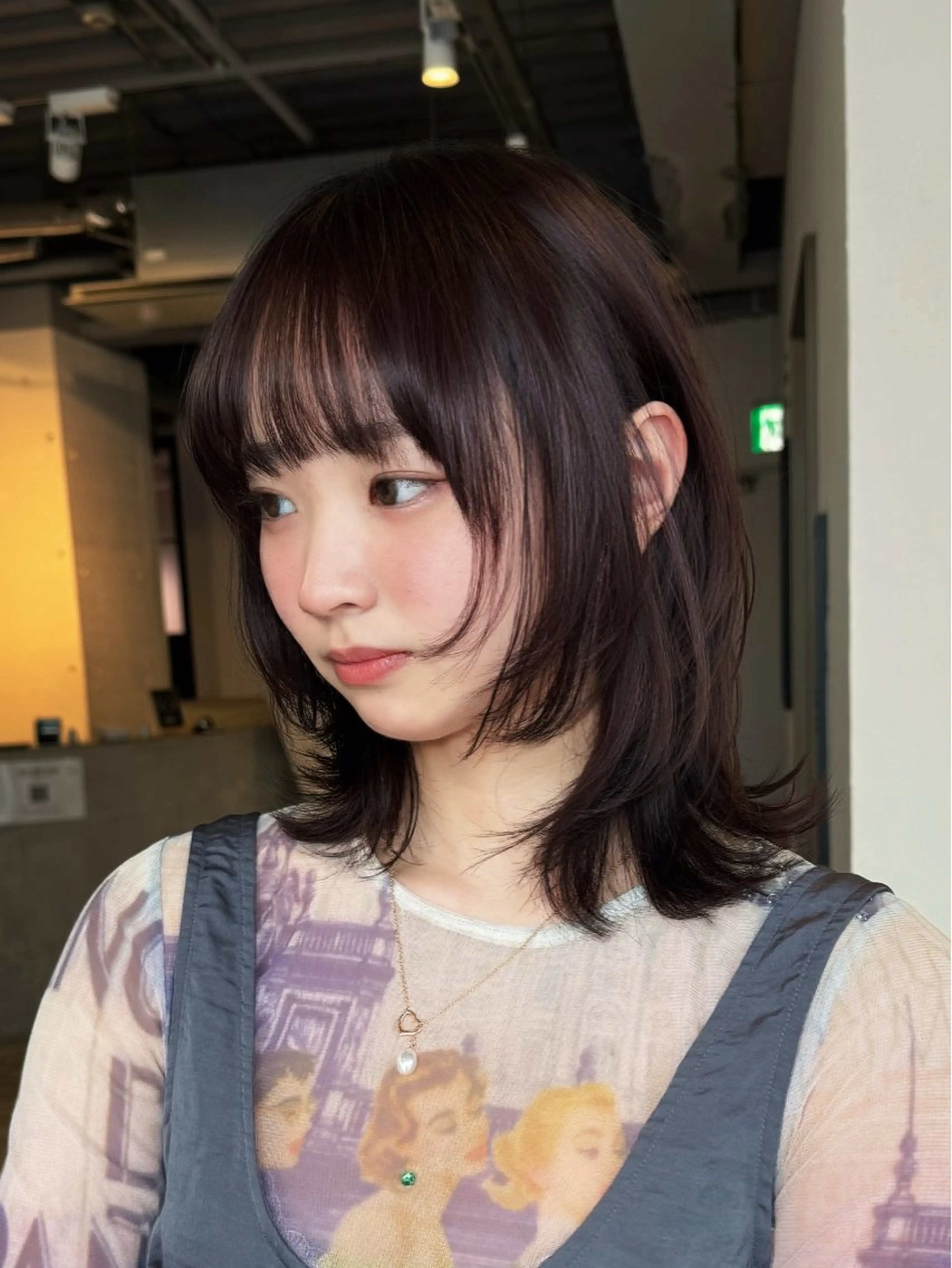 ミディアム ミディアムレイヤー レイヤーカット カット ヘアカラー トリートメント 🍀祥吾🍀レイヤー 艶髪❣️髪質改善❤️のヘアスタイル