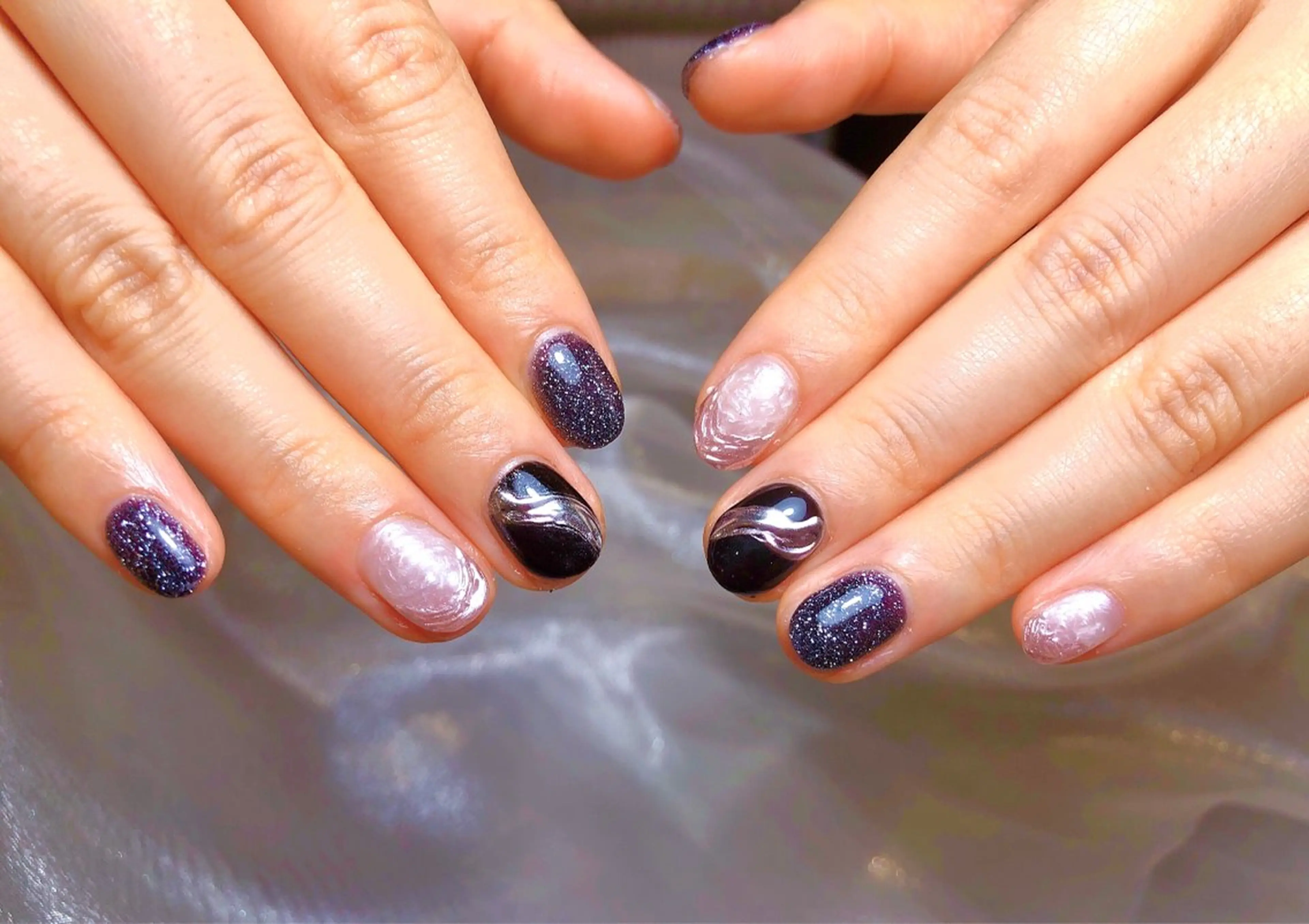 ネイル シンプルネイル SUNNY セイのネイルデザイン