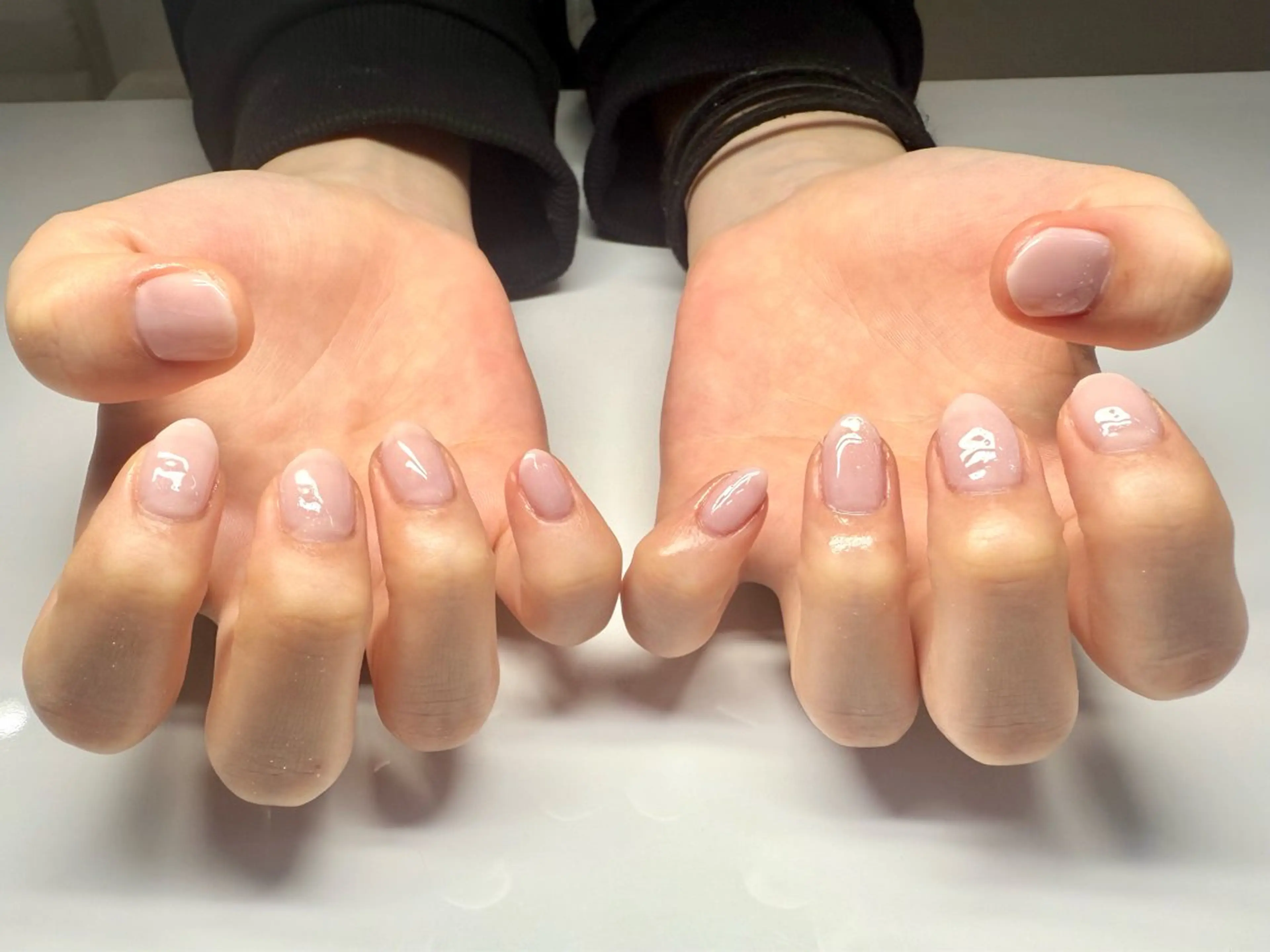 ネイル ワンカラーネイル Can I Dressy天五🍒のネイルデザイン