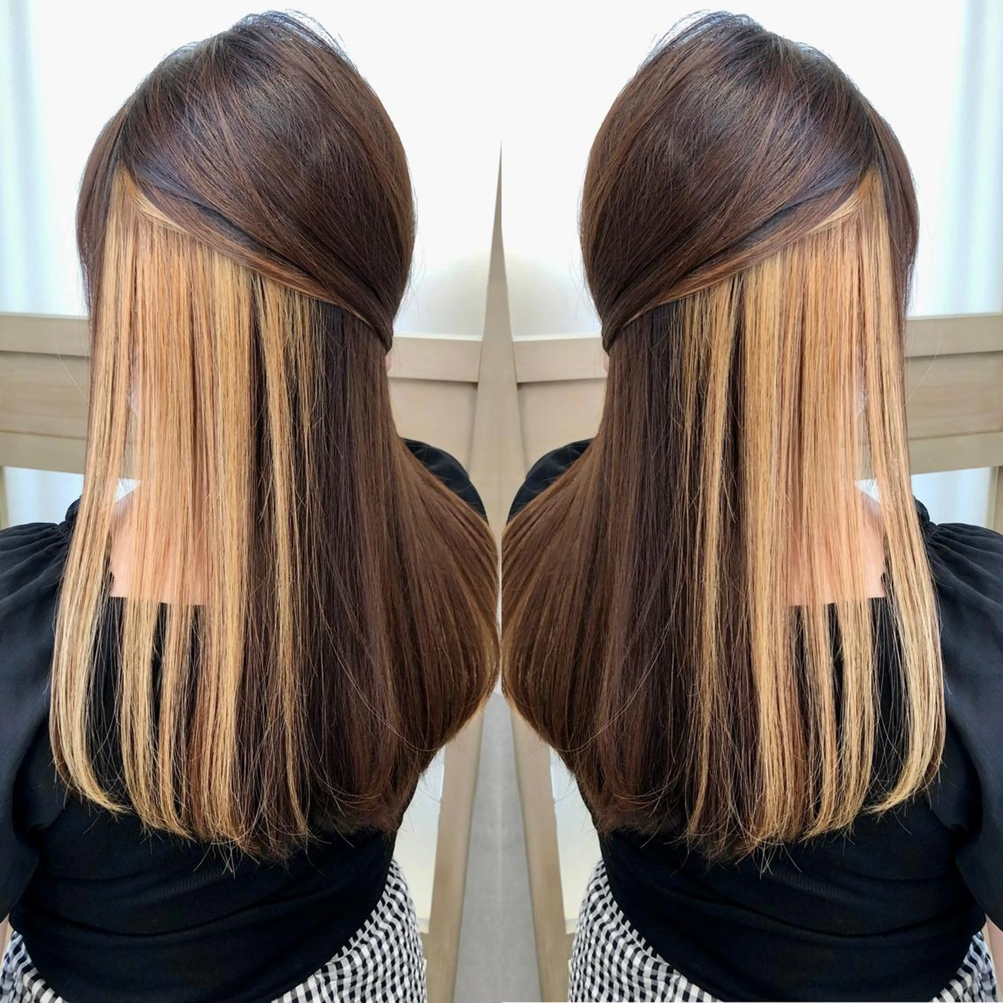 ロング カラー 天野 涼のヘアスタイル