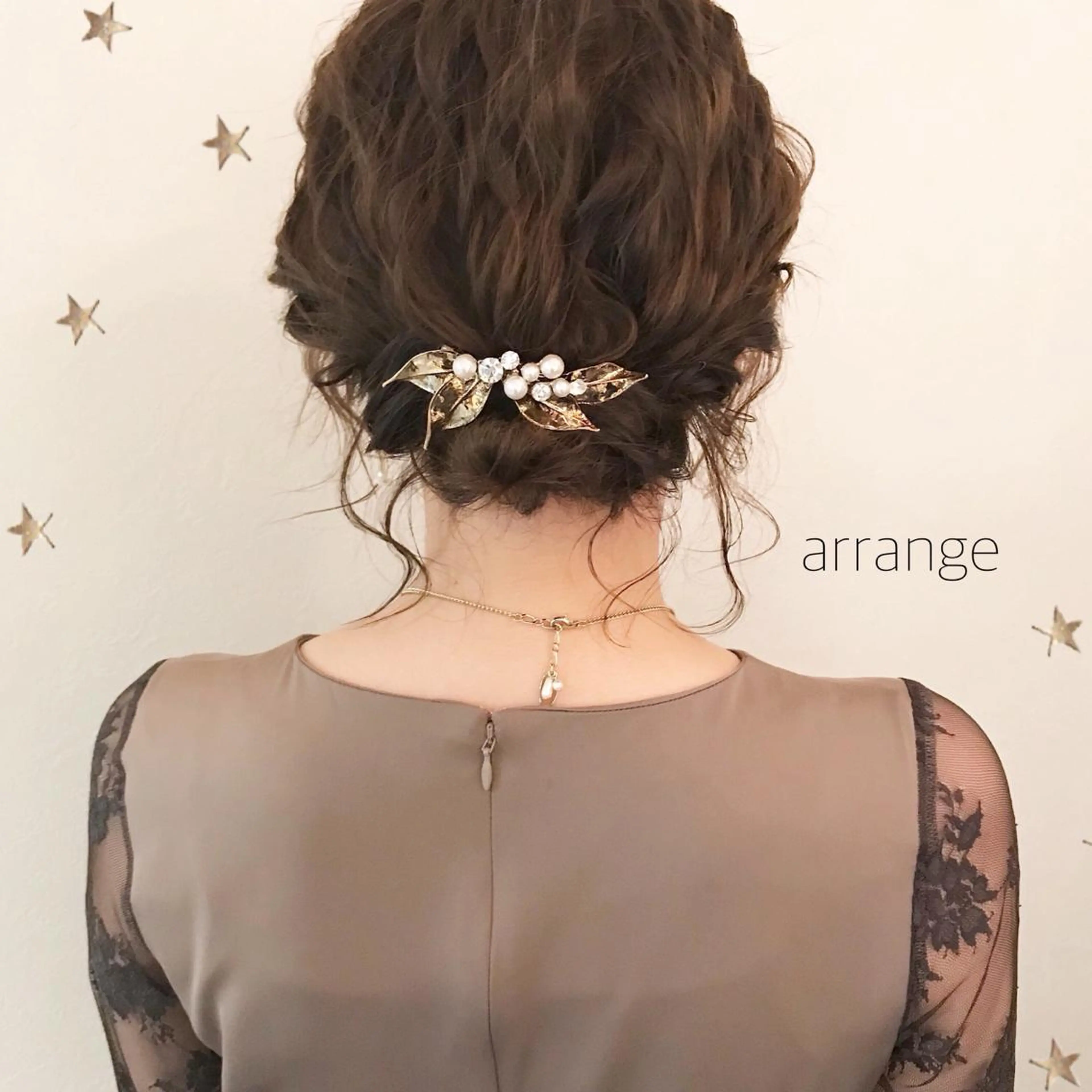 ミディアム ヘアアレンジ 市川 千夏のヘアスタイル