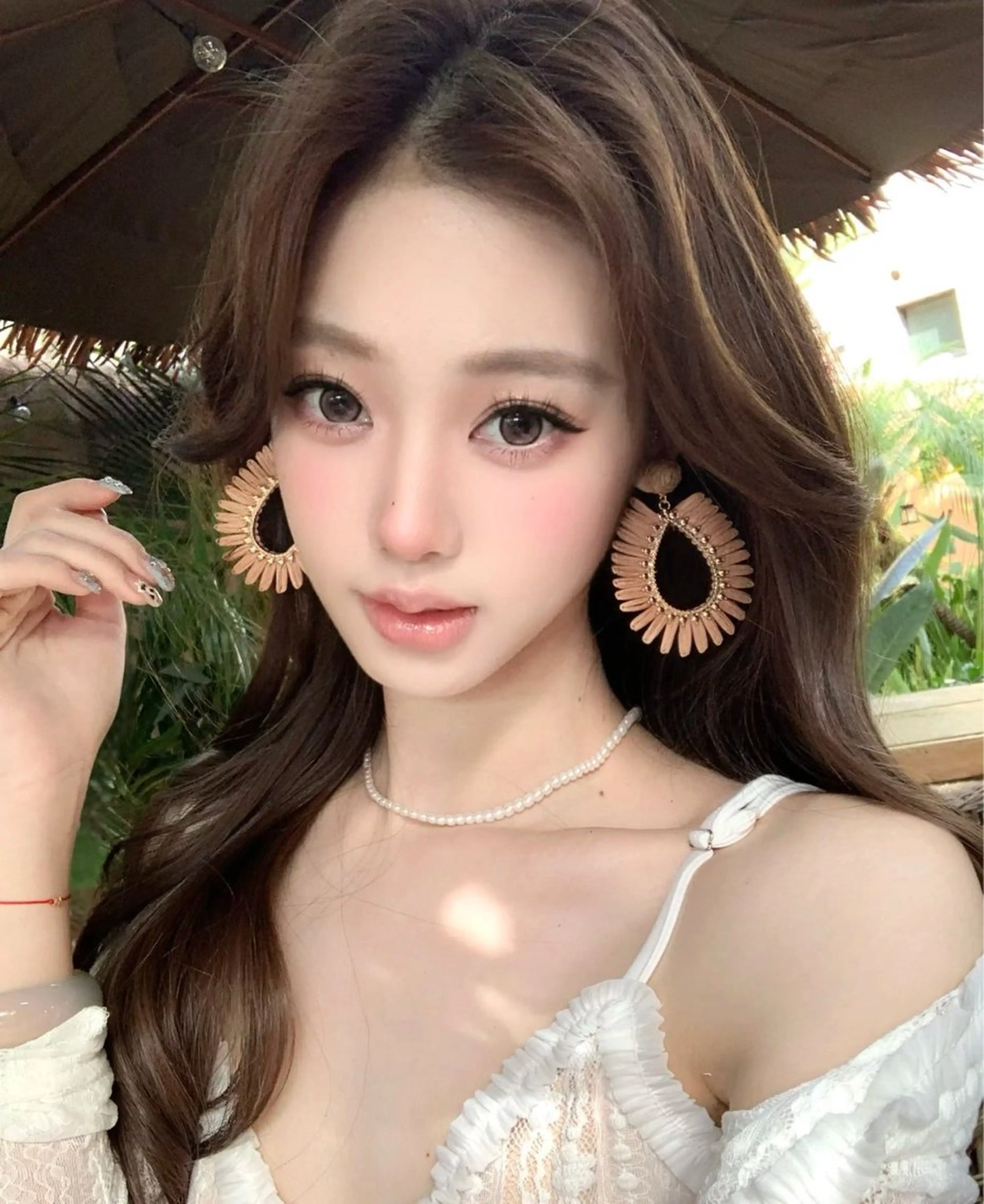 ロング カラー ベージュカラー 中韓style 💄🤍愛子🇨🇳のヘアスタイル