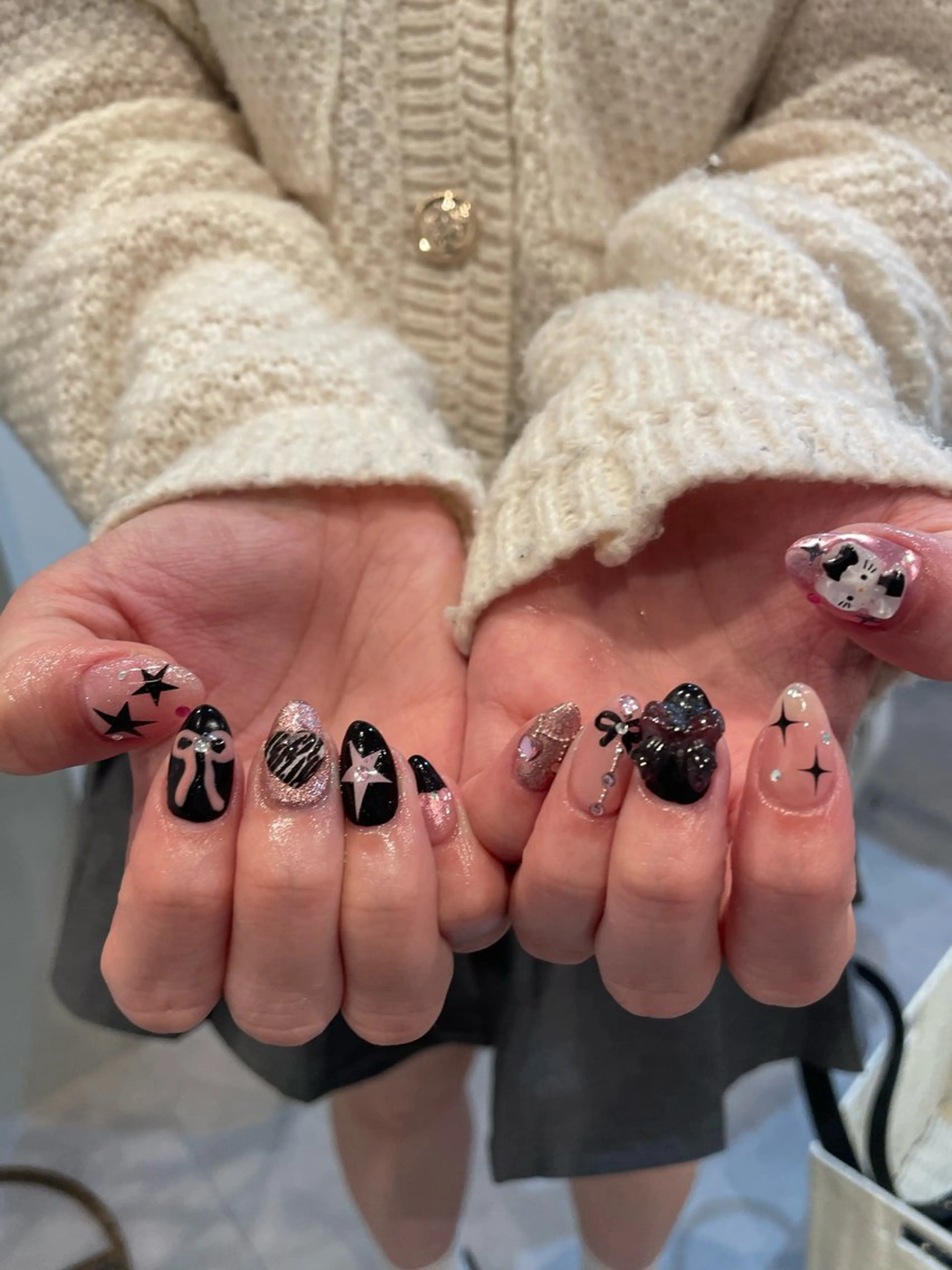 ネイル 束感まつ毛/ネイル/ LED♥KIRARAのマツエク・マツパデザイン