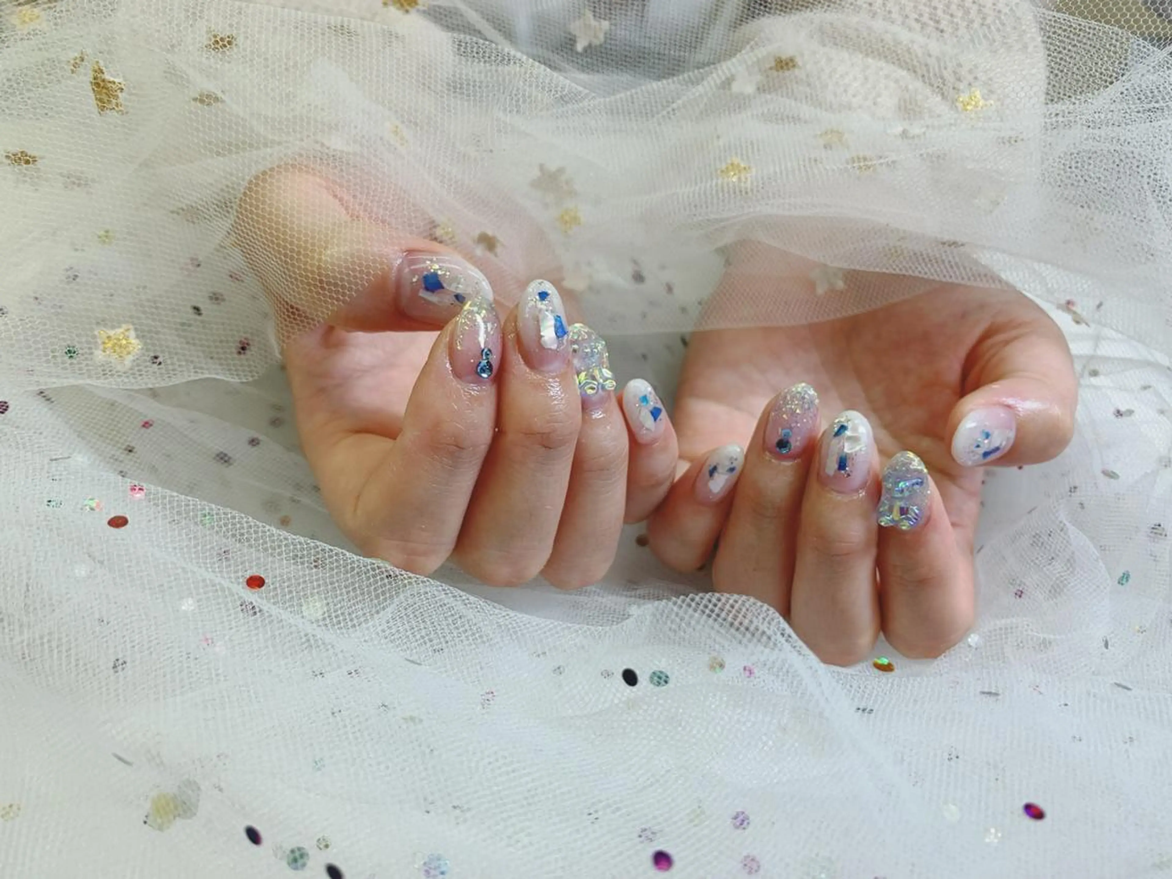 ネイル 🦋ネイルサロン ブラン🌈ゆりのネイルデザイン