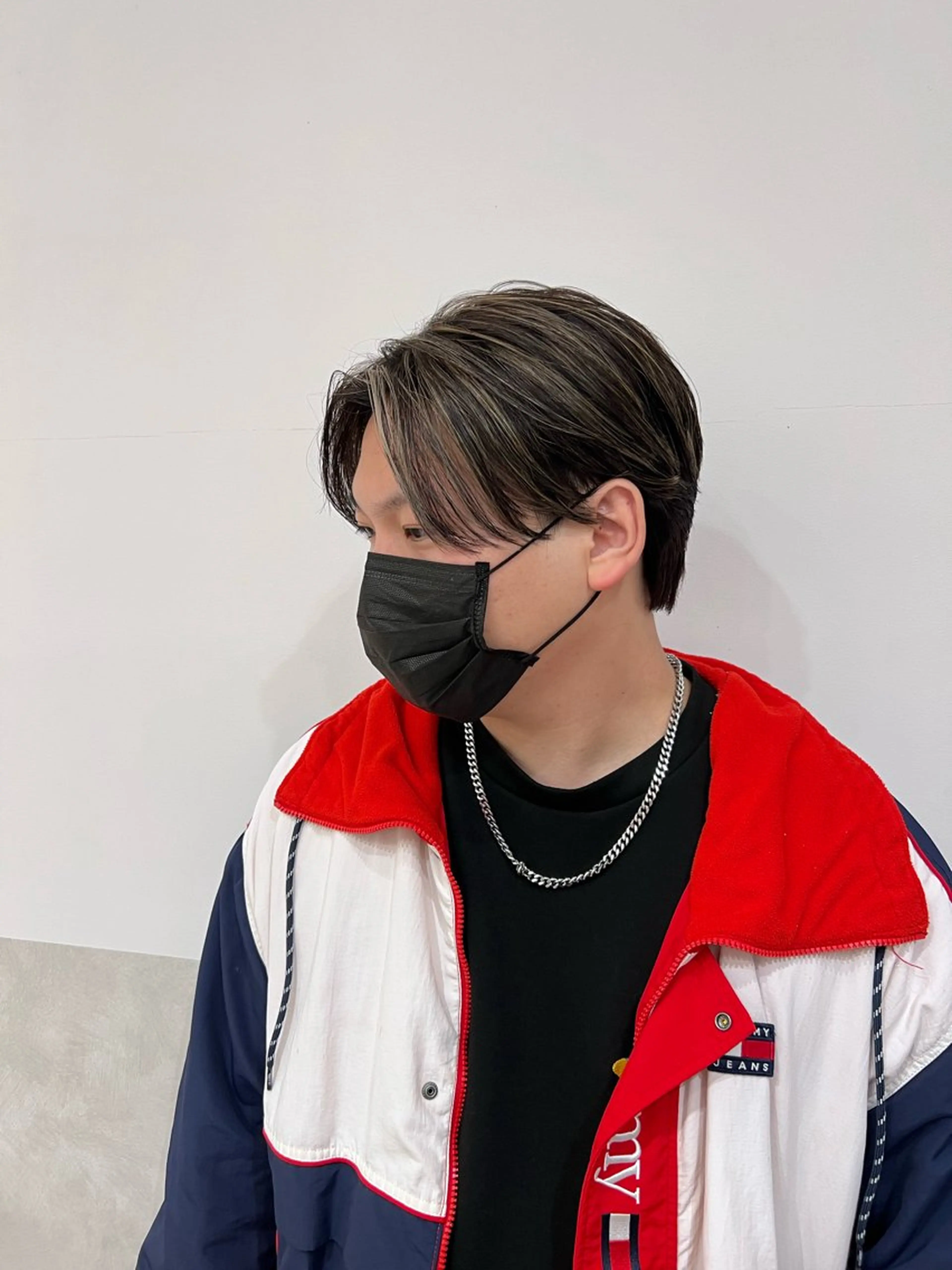 カラー メンズ 銀座/メンズ特化/ ハイトーン/KANのヘアスタイル