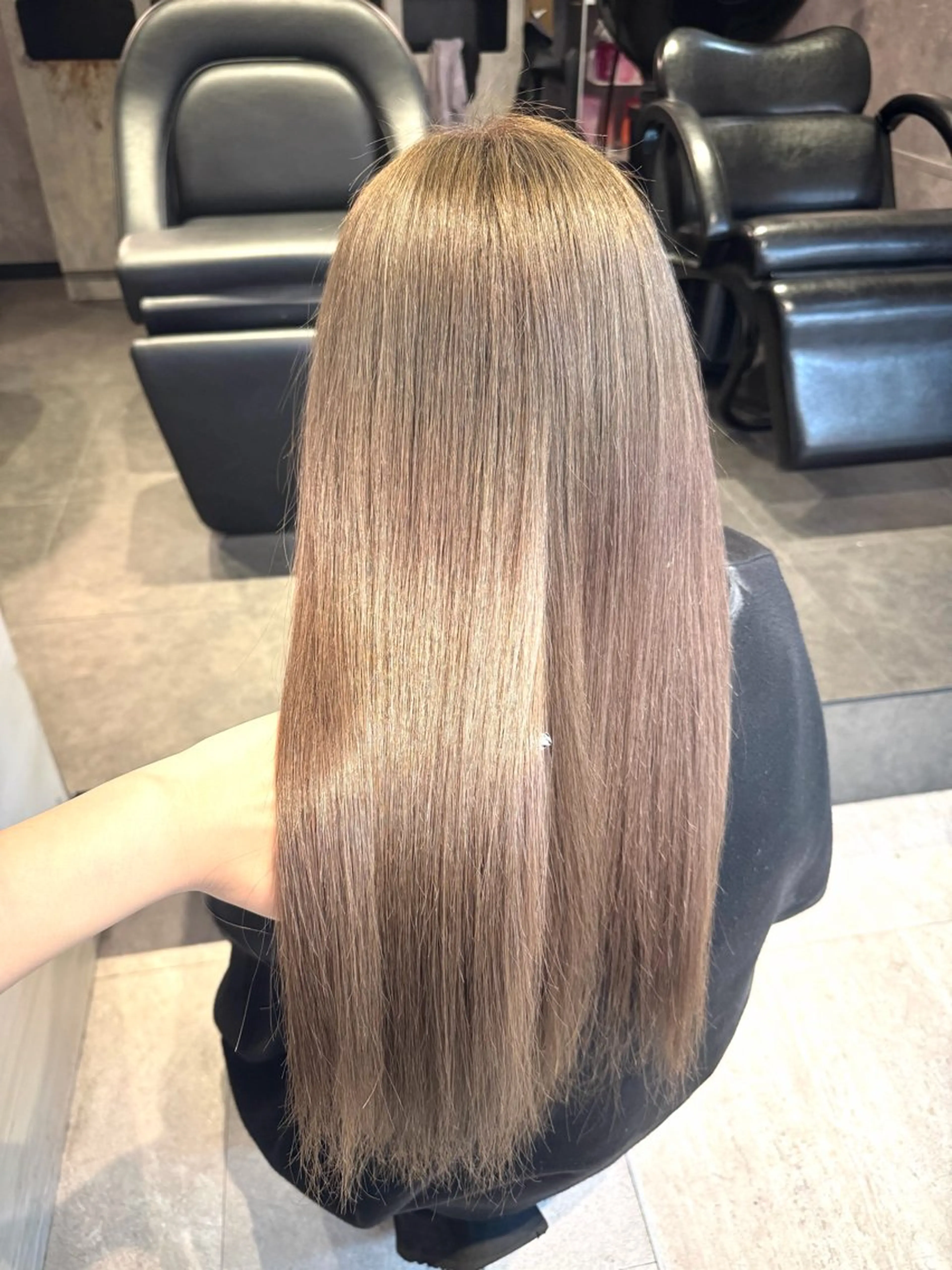 ロング トリートメント 🩶鈴木茉奈🩶艶髪 /透明感/暖色カラーのヘアスタイル