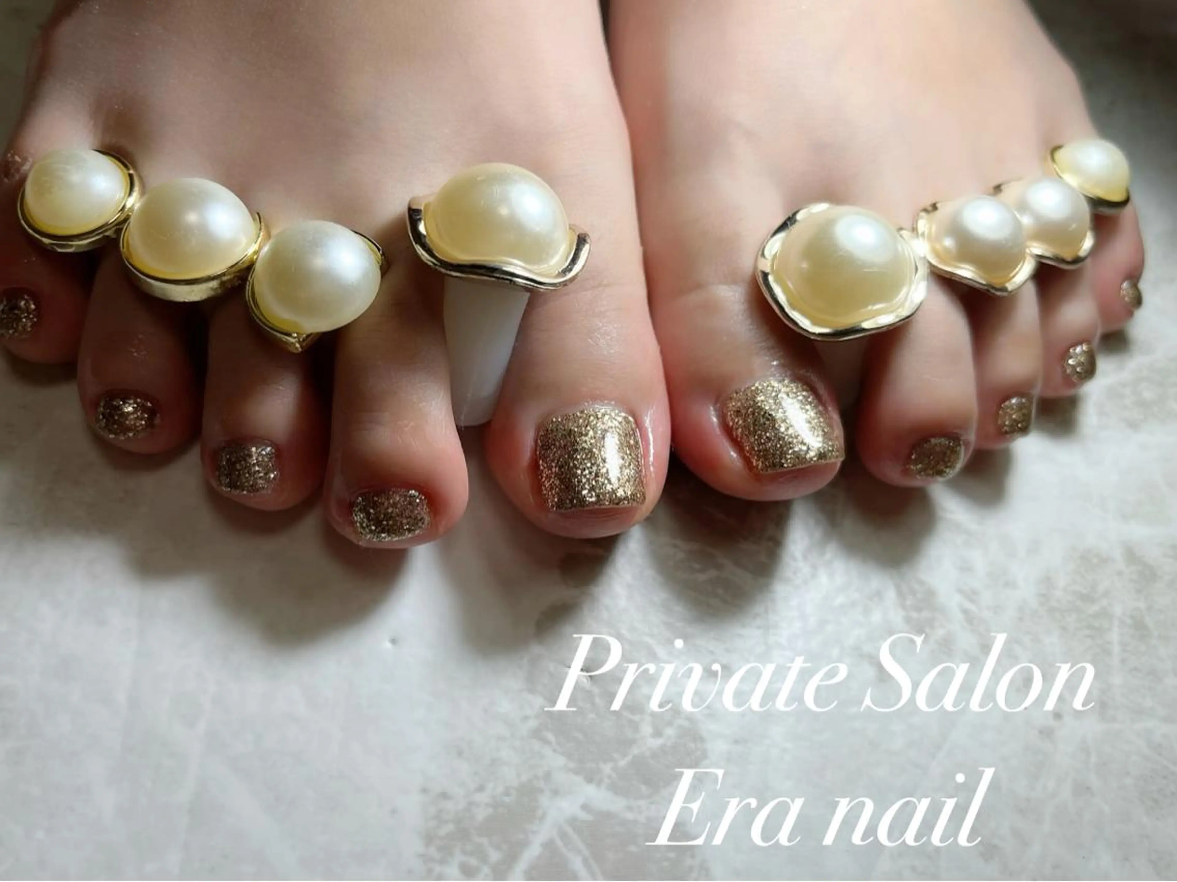 ネイル フットネイル ワンカラーネイル フットネイル Era nailのネイルデザイン