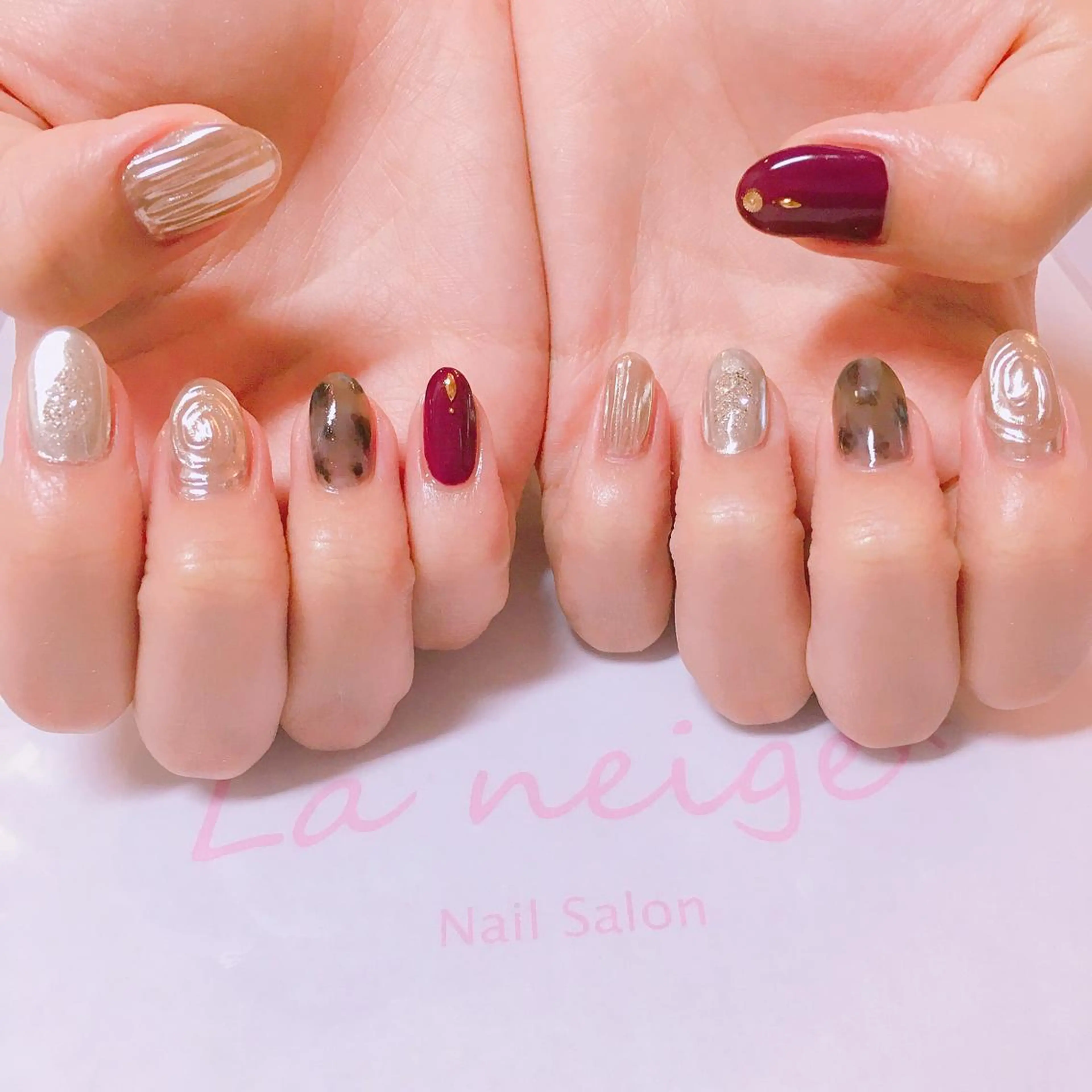 ネイル La neige* yuki 🐩🌙のネイルデザイン