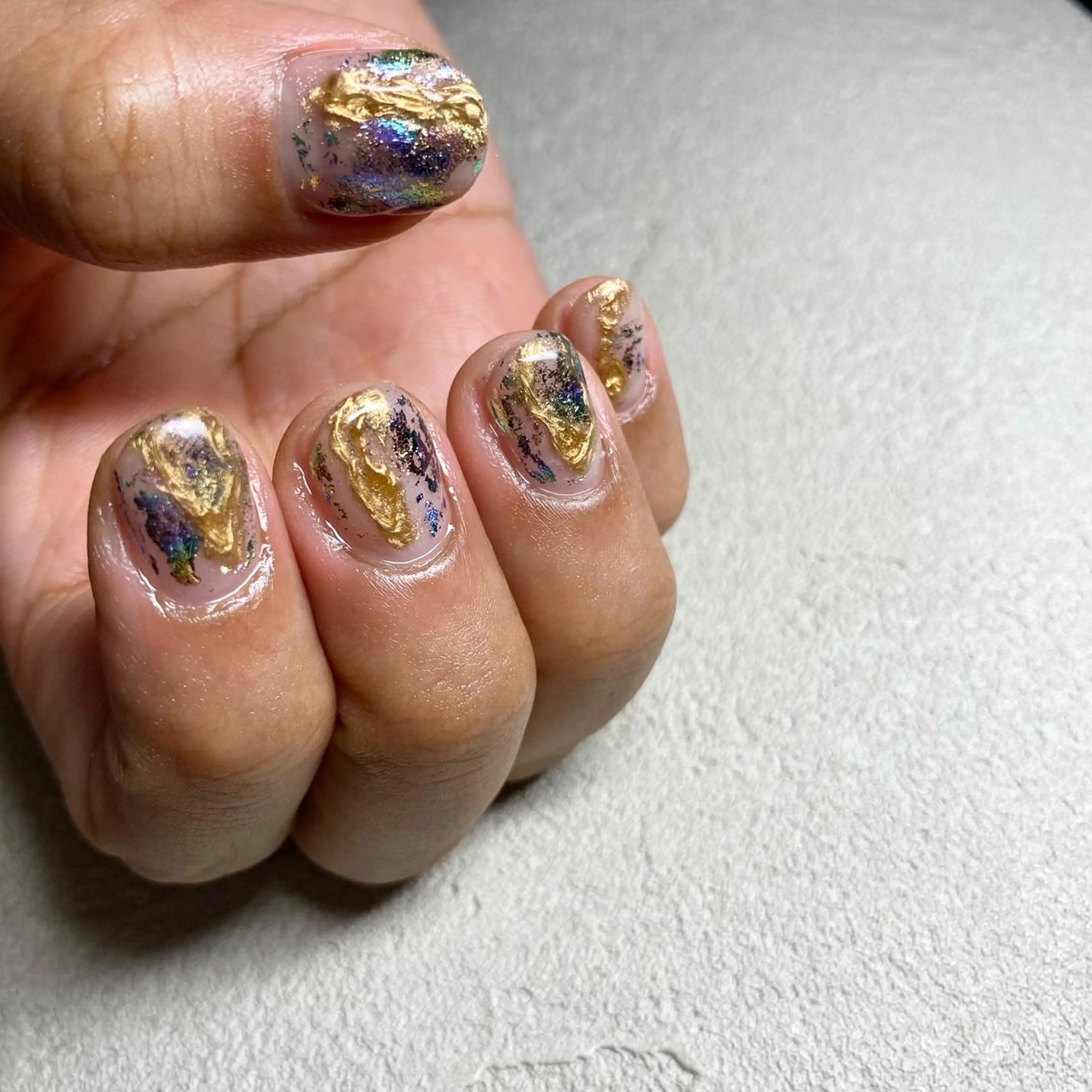 ネイル アートネイル ニュアンスネイル ハンドネイル 山田 貴子のネイルデザイン