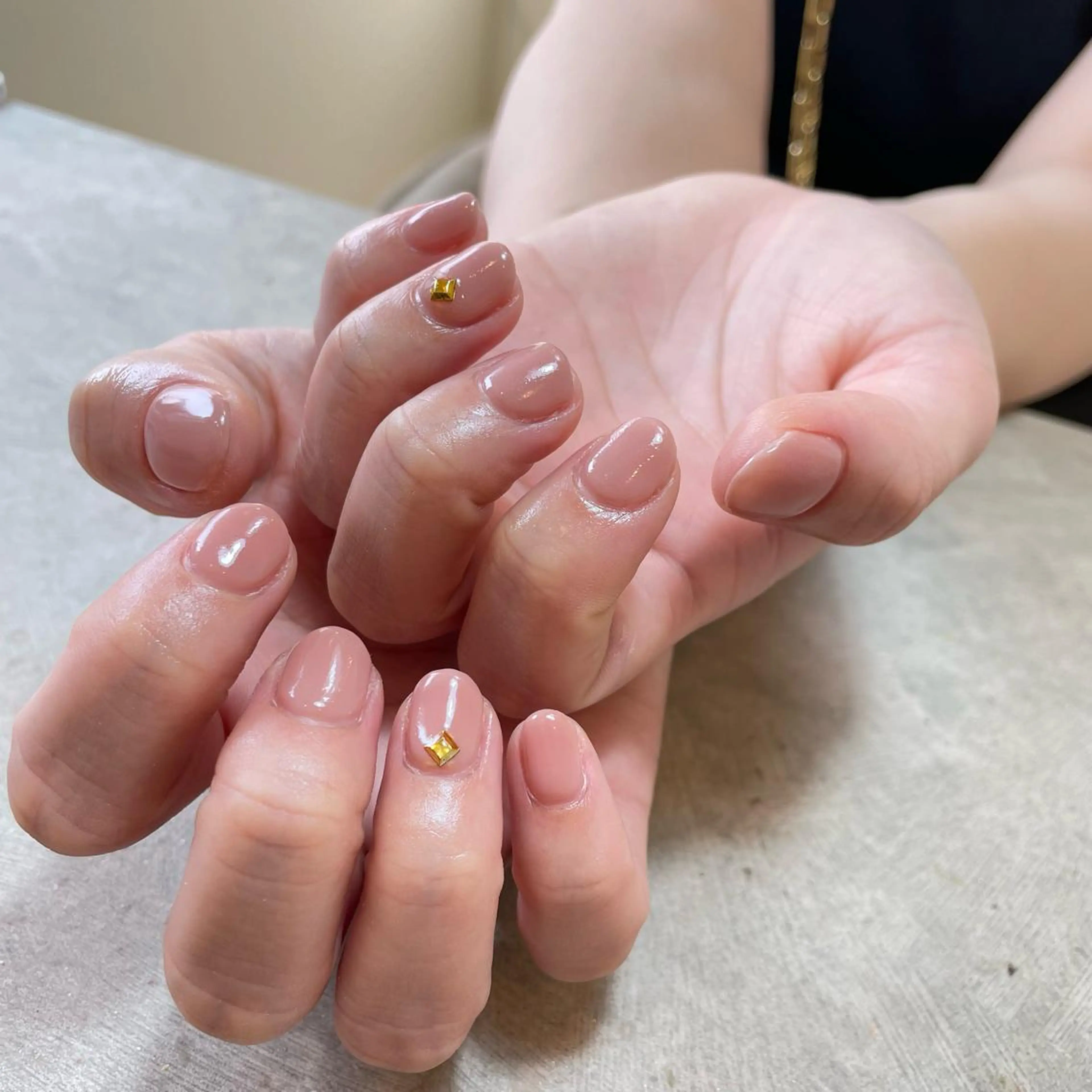 ネイル オフィスネイル ピンク ハンドネイル bylaki_ haruka(K)のネイルデザイン