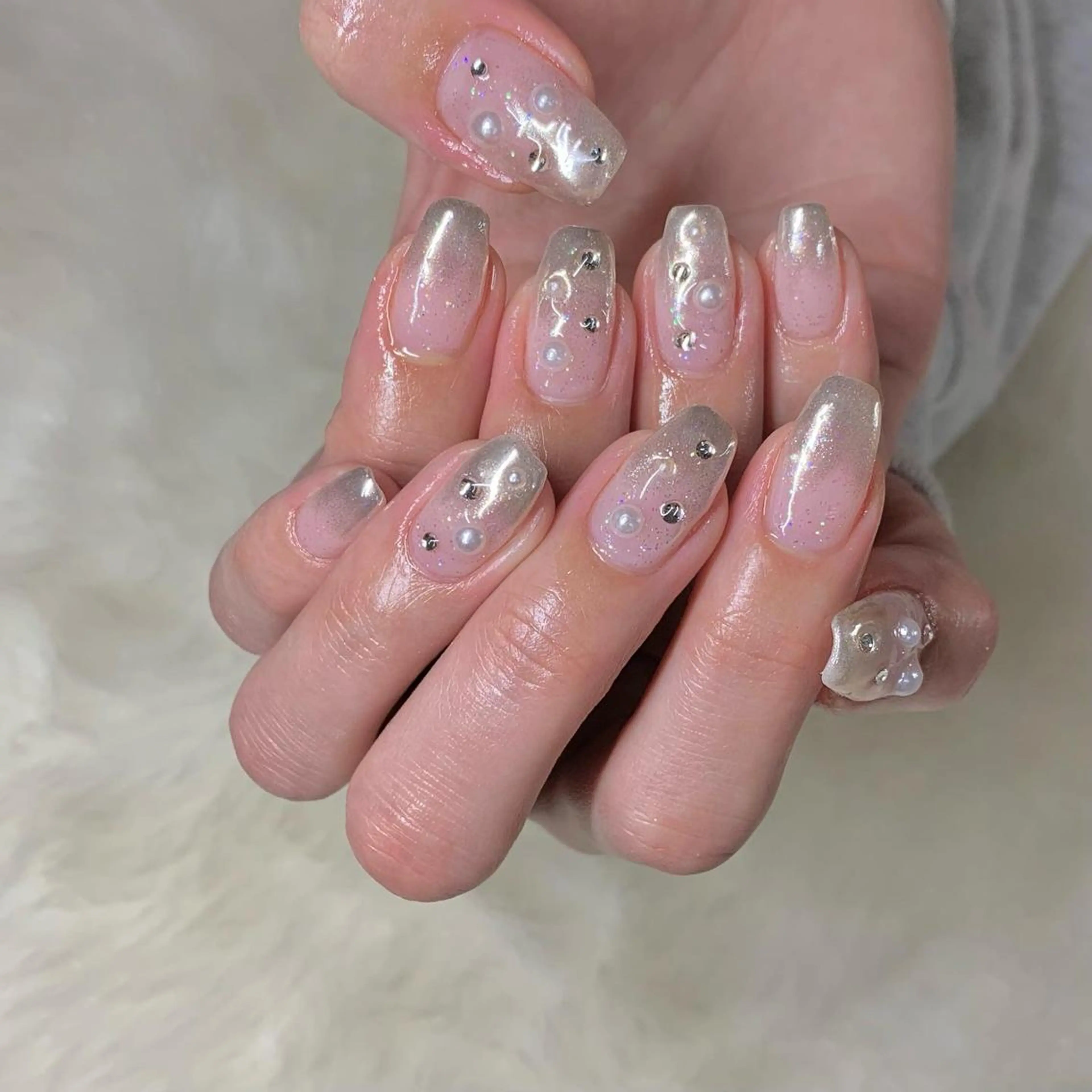 ネイル ミラーネイル 🌼Nomura Yuko🌷のネイルデザイン