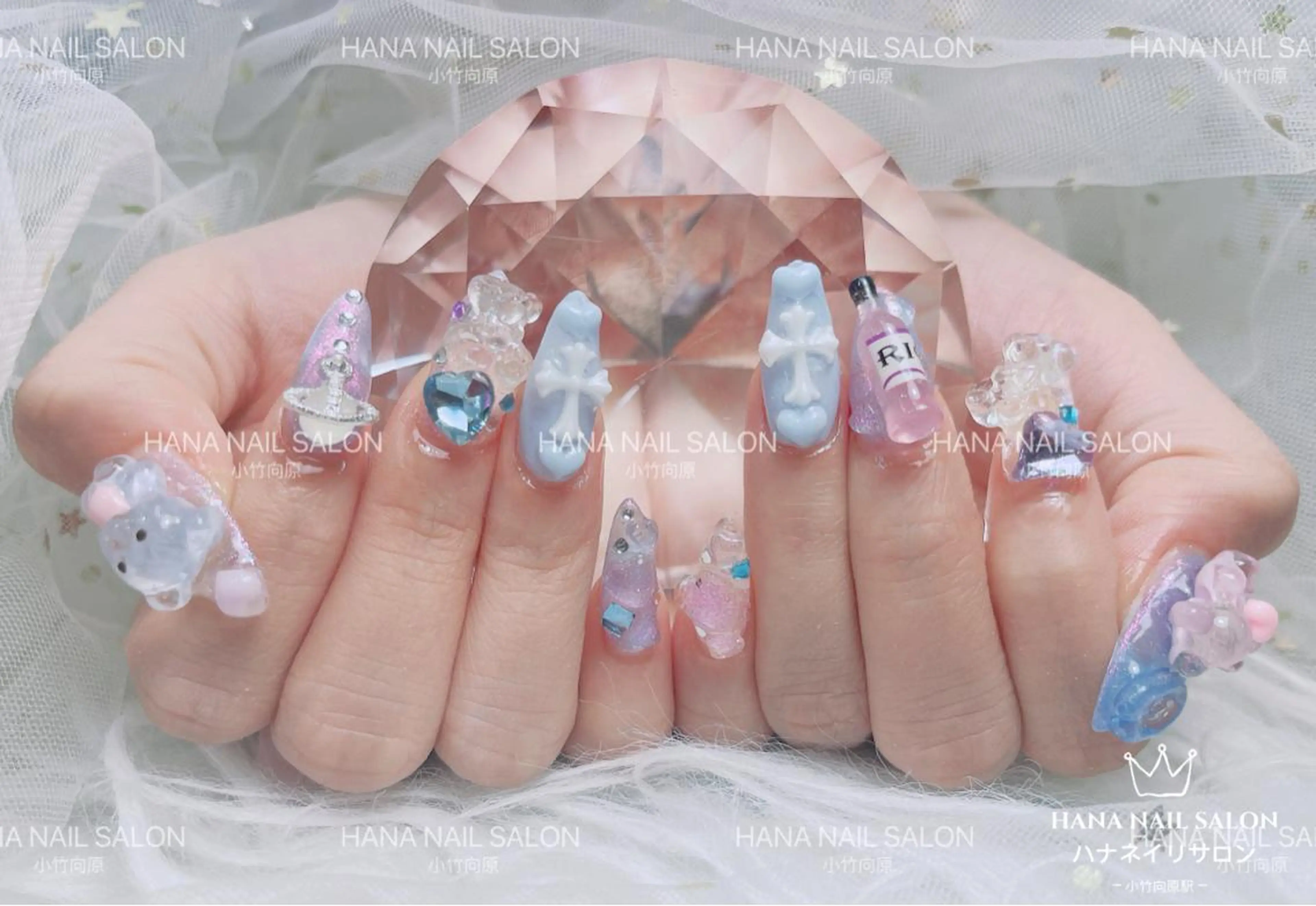 ネイル ハンドネイル HANA ART NAIL SALONのネイルデザイン