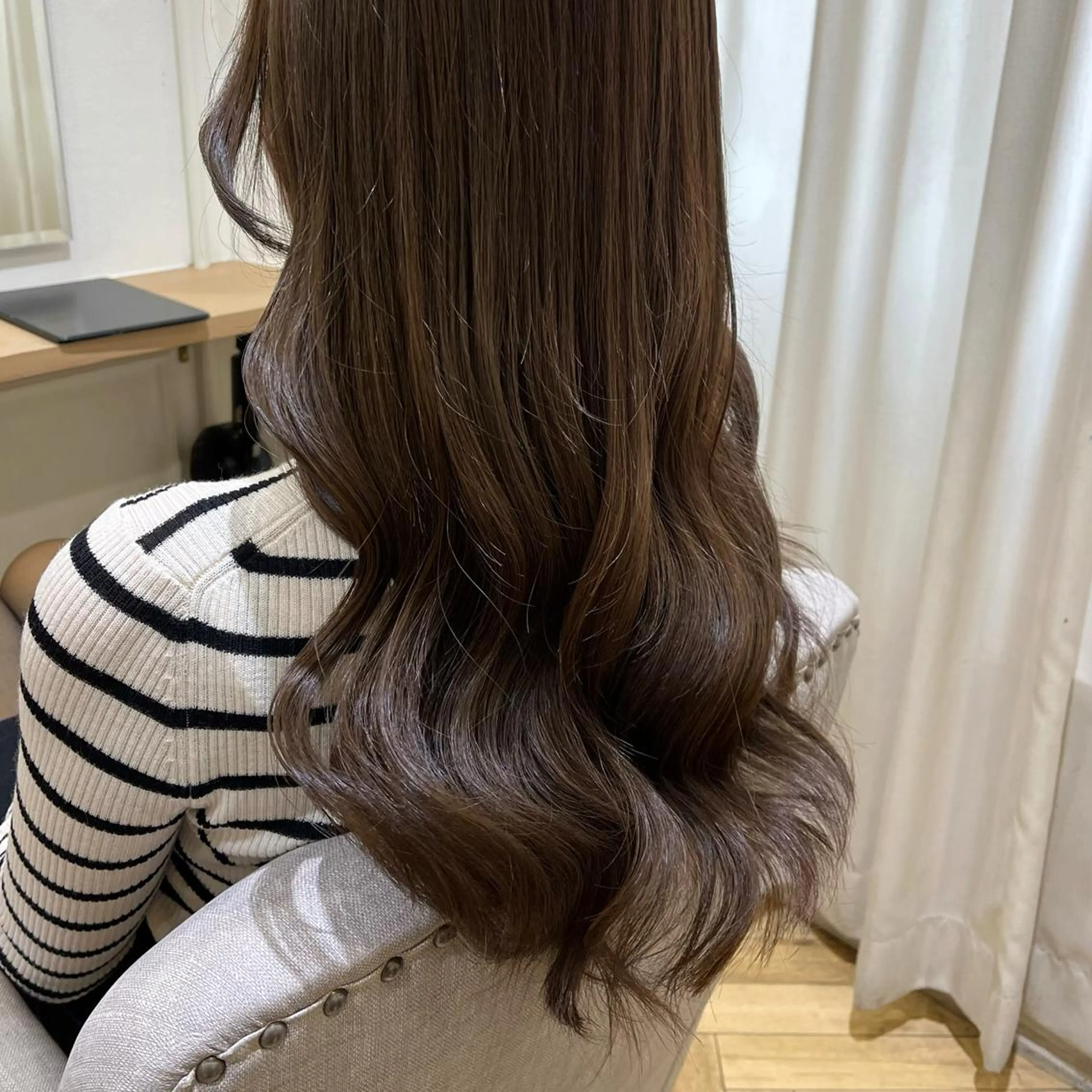 ロング カット ヘアカラー トリートメント 韓国ﾍｱ&ｼｮｰﾄ ボブ💜桑原のヘアスタイル