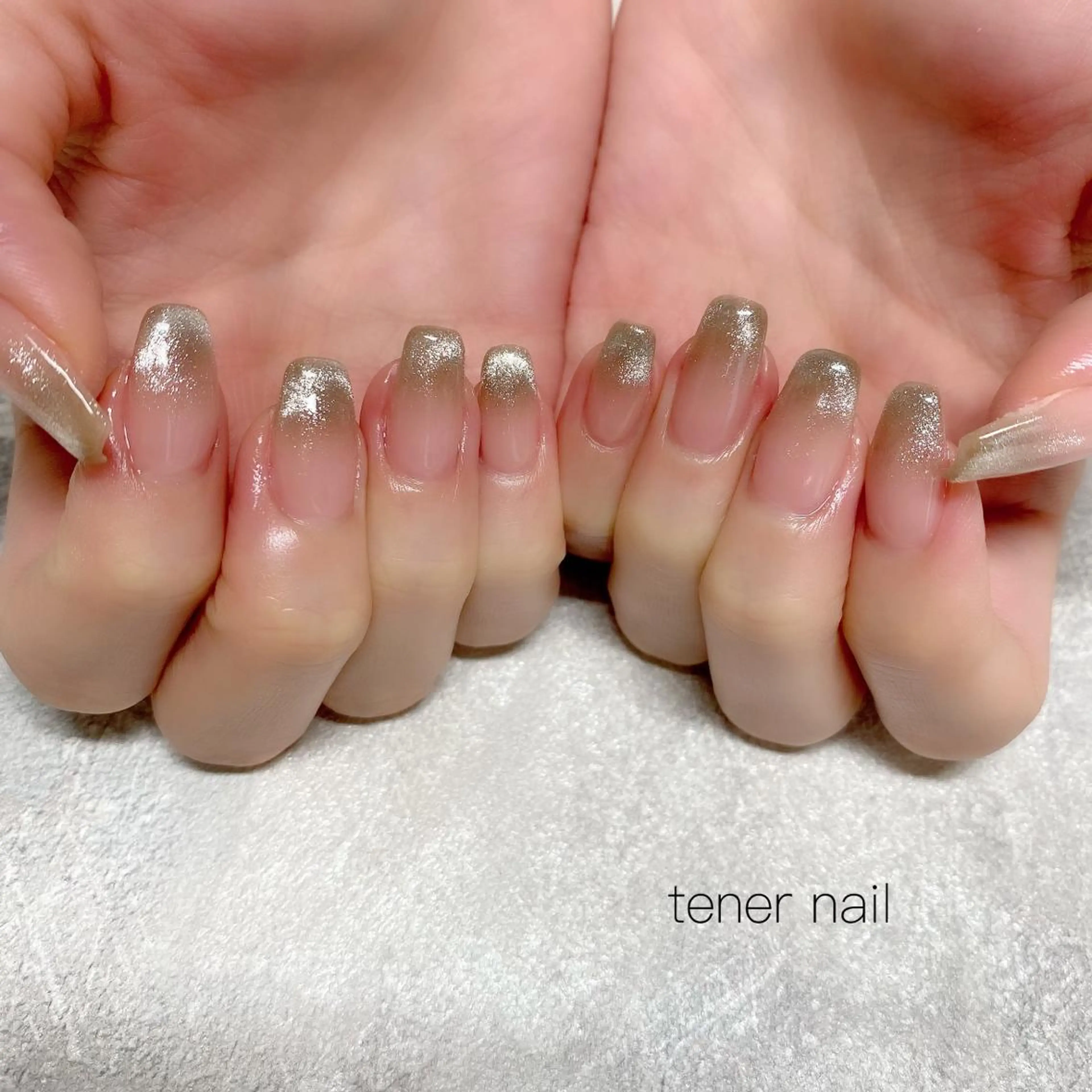 ネイル グラデーション マグネットネイル テネルネイル tener nailのネイルデザイン