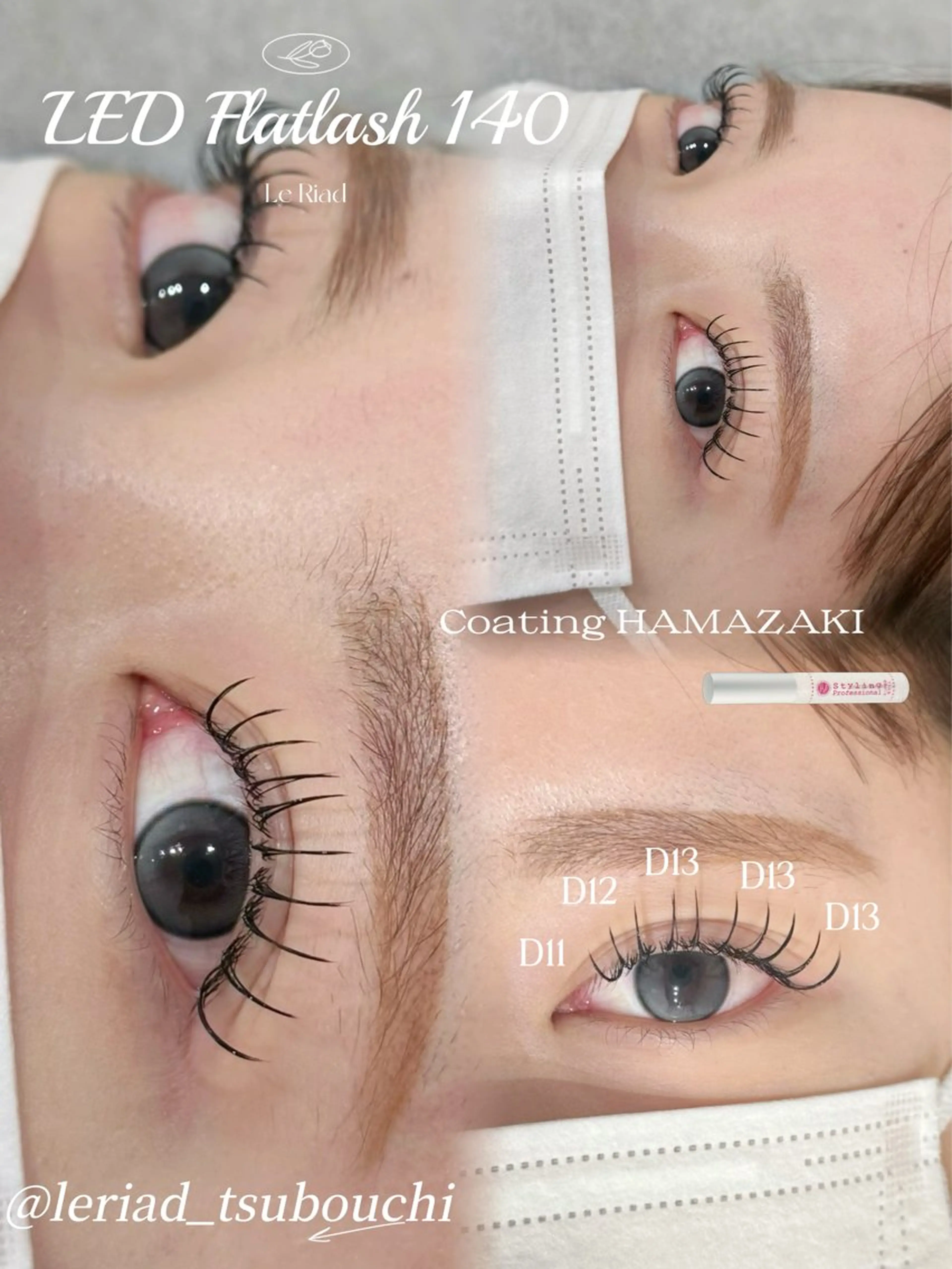 マツエク・マツパ マツエク ルリアド栄🦋 ツボウチのマツエク・マツパデザイン