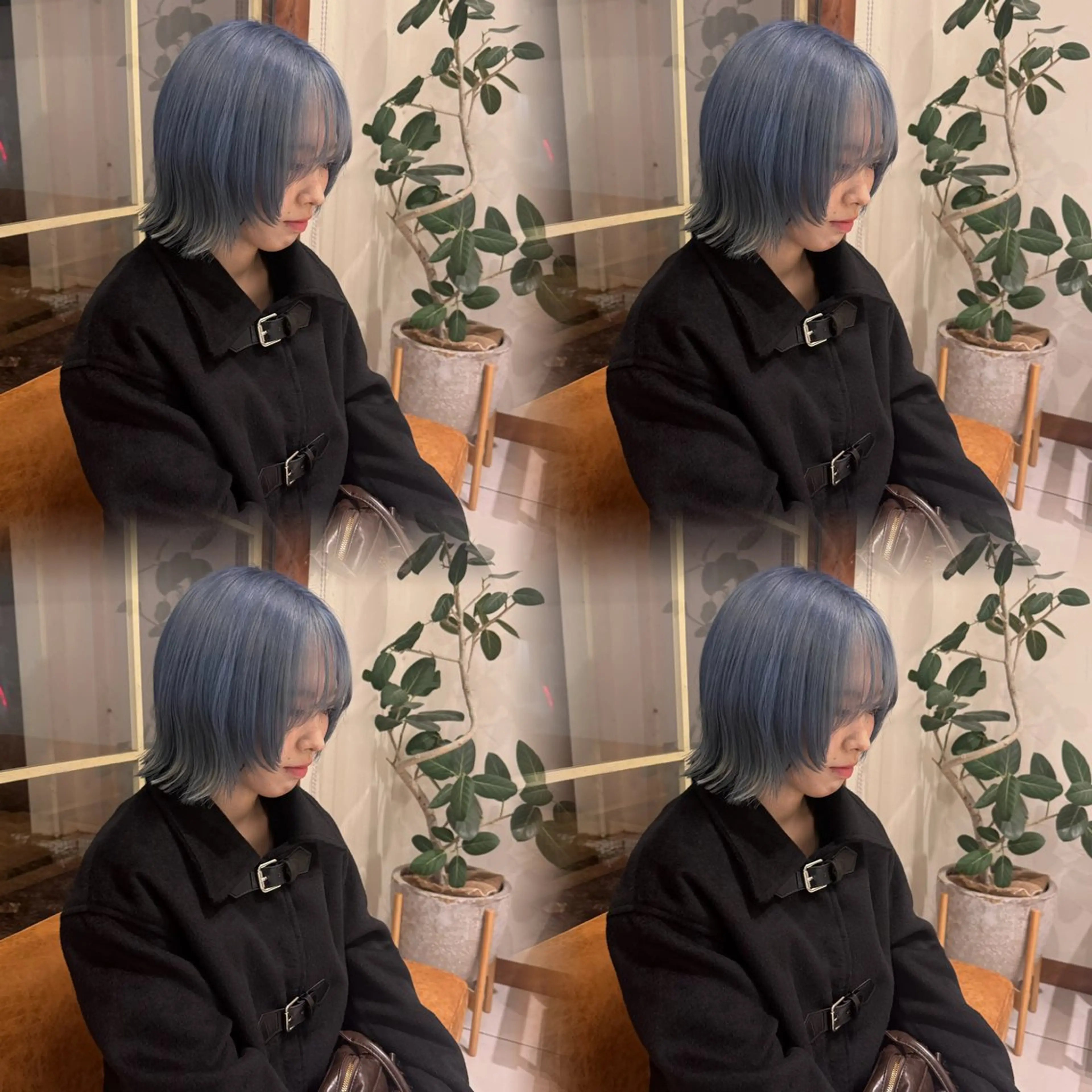 ショート カラー ヘアカラー 🦋ブリーチなしダブ ルカラー🌈MEGUのヘアスタイル