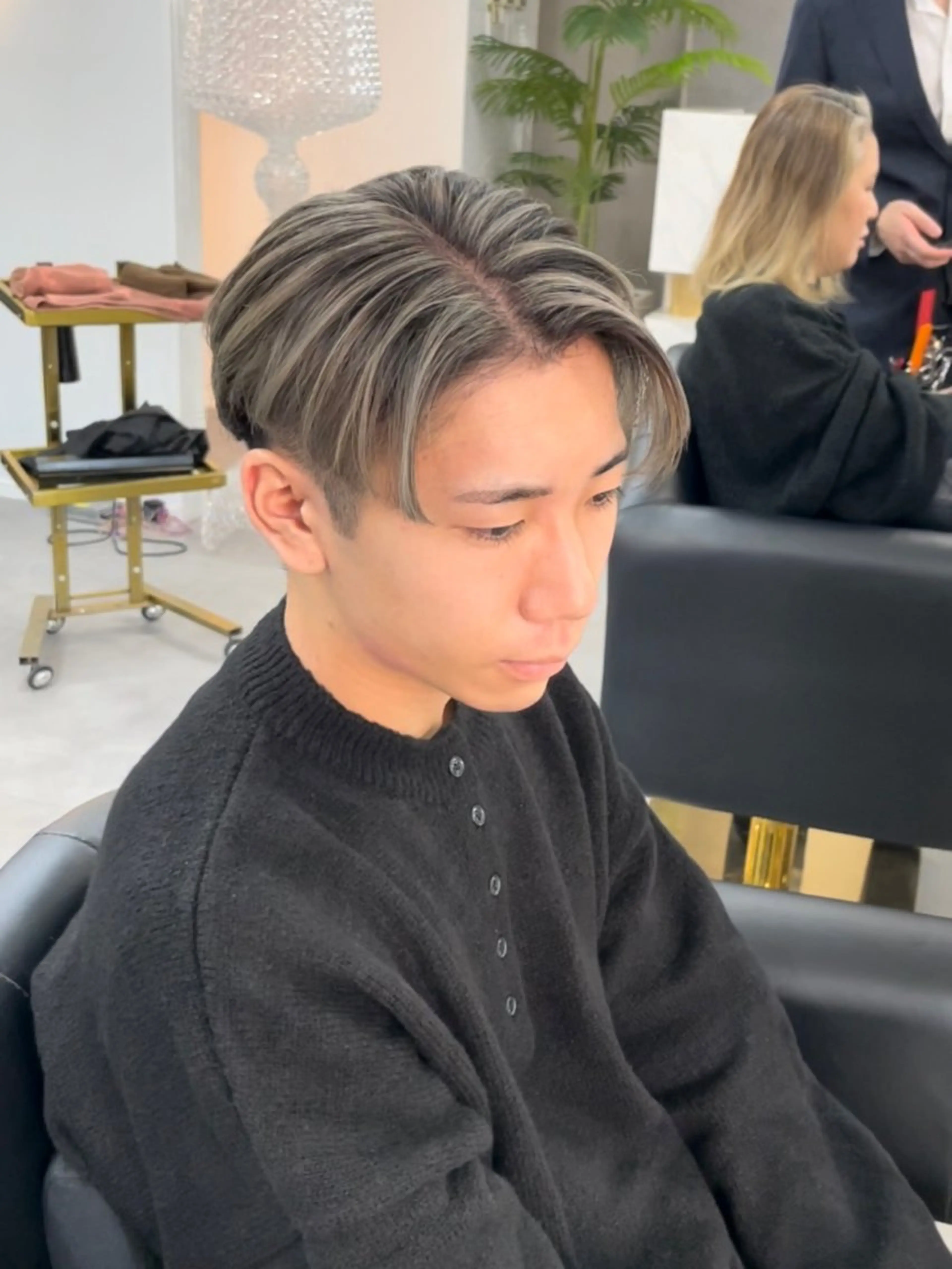 メンズ メンズバレイヤージュ senjyu GINZA所属・バレイヤージュ/ハイ ライト/庄司鉄平のヘアスタイル