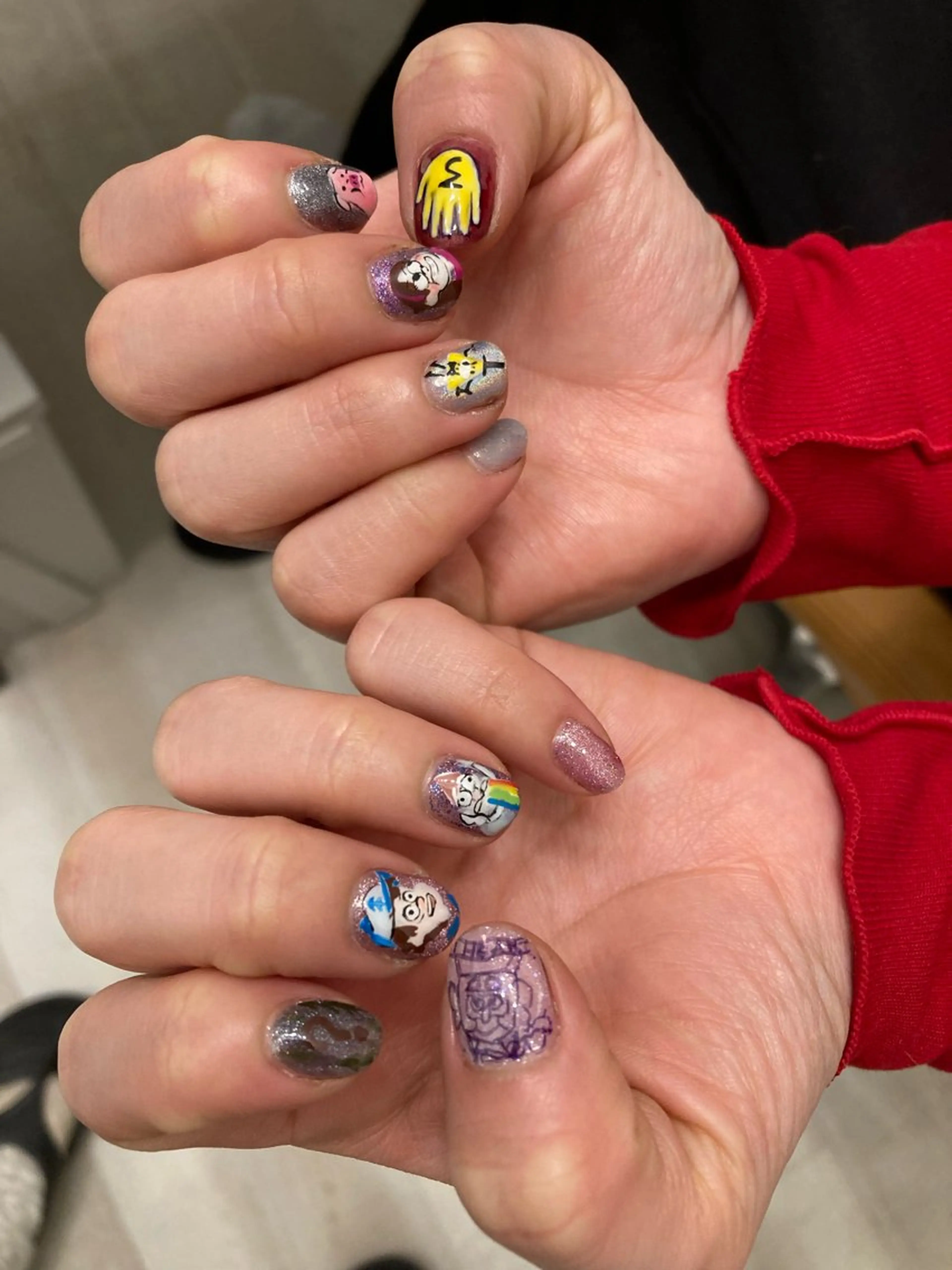 ネイル ハンドネイル ハンドケア 爪の絵描き屋 ミテネイルのネイルデザイン