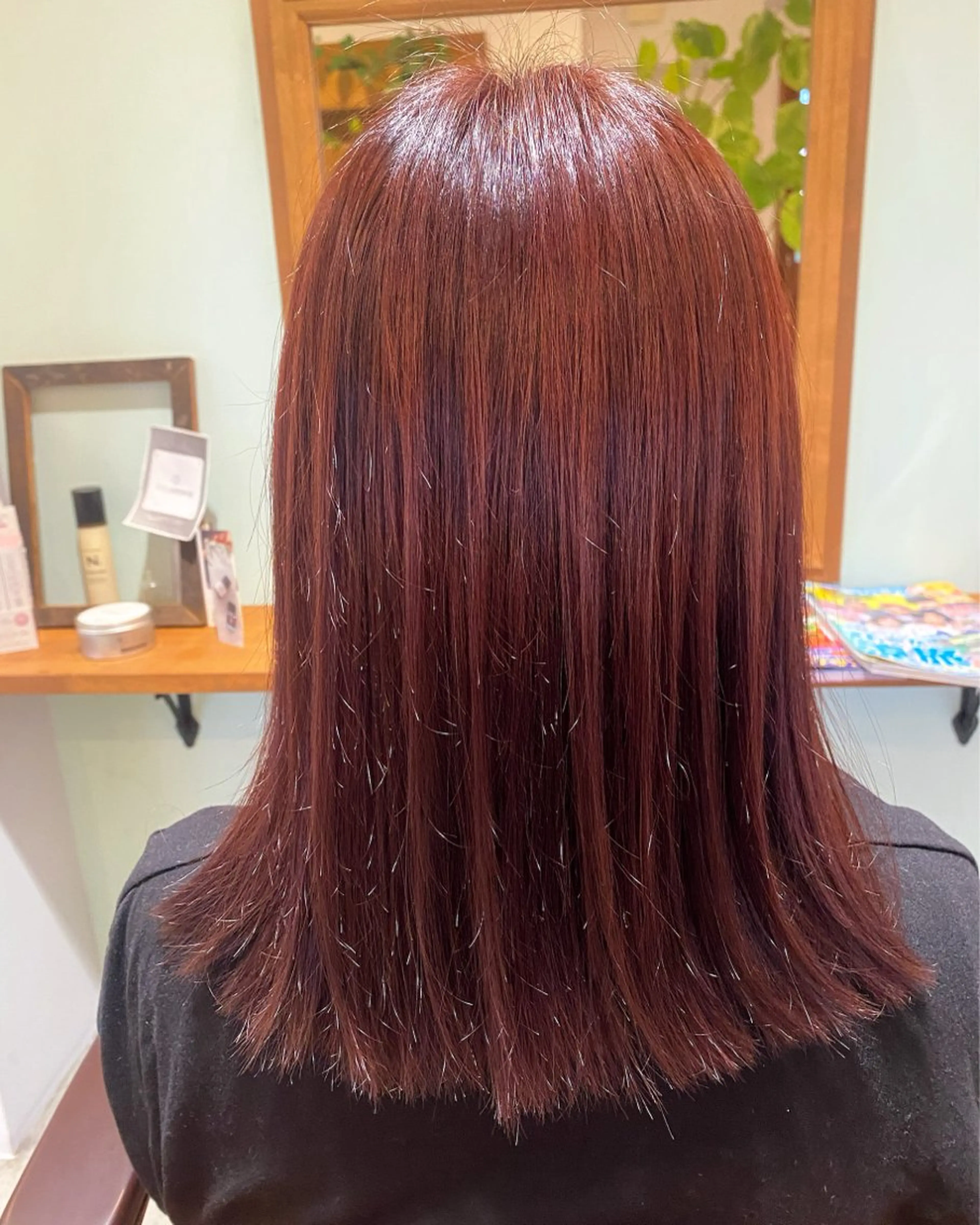 セミロング カット ヘアカラー トリートメント 関谷 のぞみのヘアスタイル