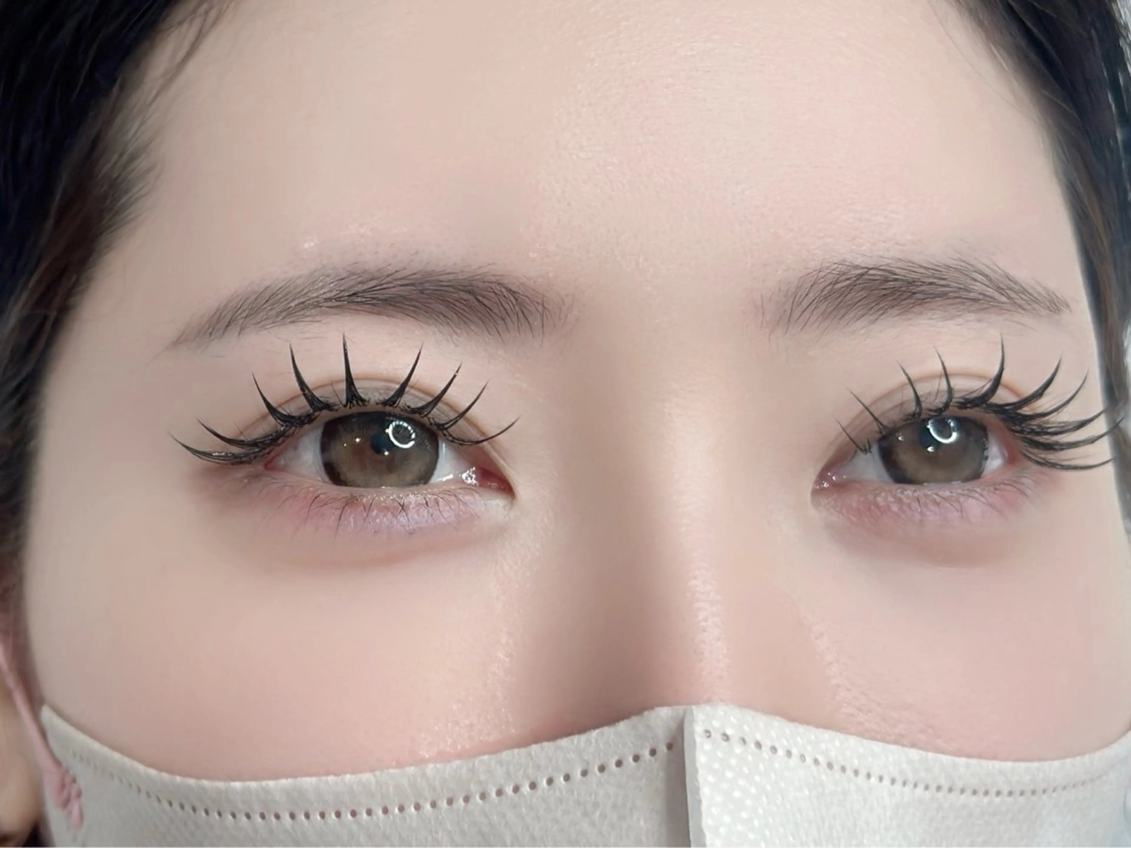 マツエク・マツパ 束感まつ毛 カラーマツエク フラットラッシュ パリジェンヌラッシュリフト まつげパーマ マツエク 🍓 KaNan🍓のマツエク・マツパデザイン