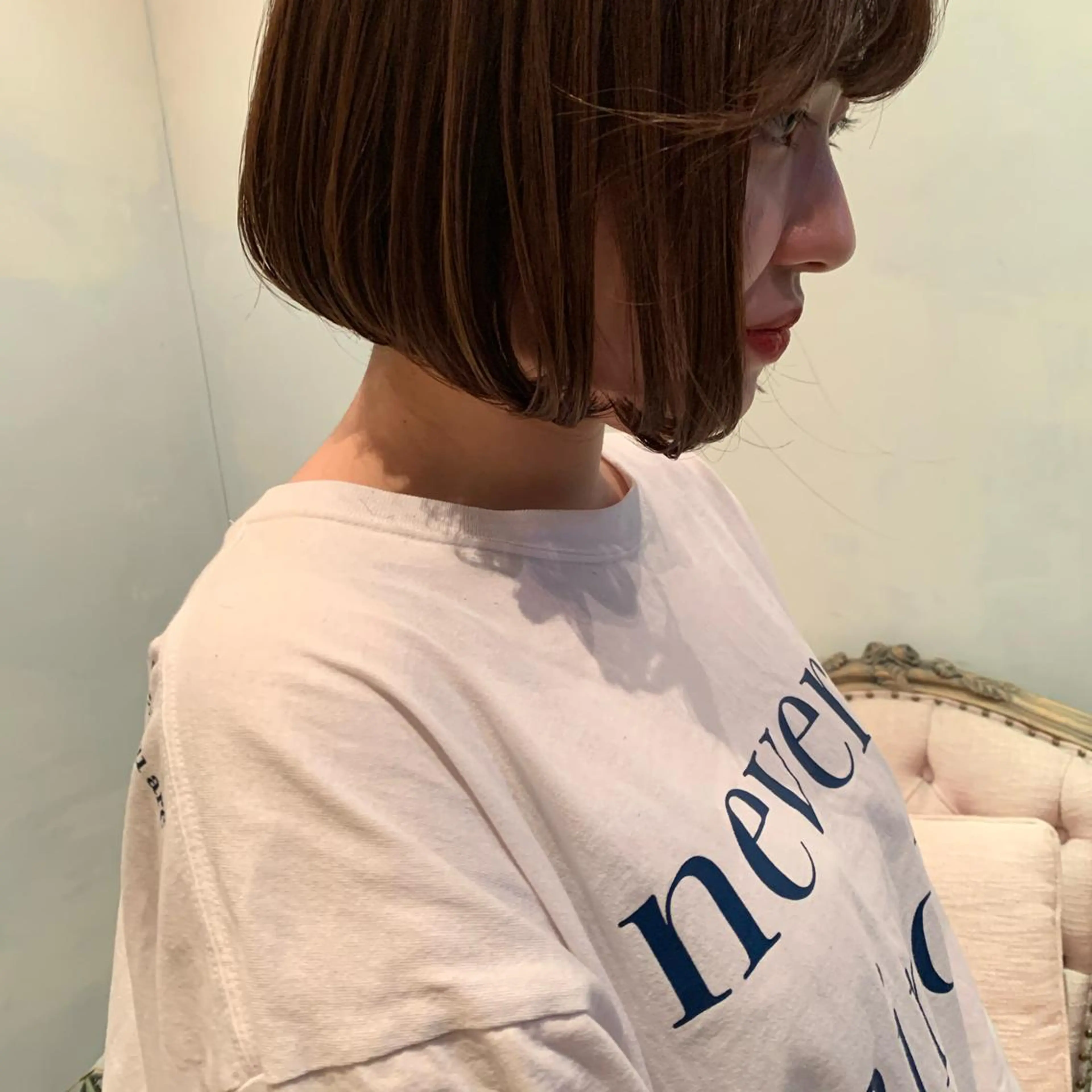 ミディアム SAKINO. ベージュカラーのヘアスタイル