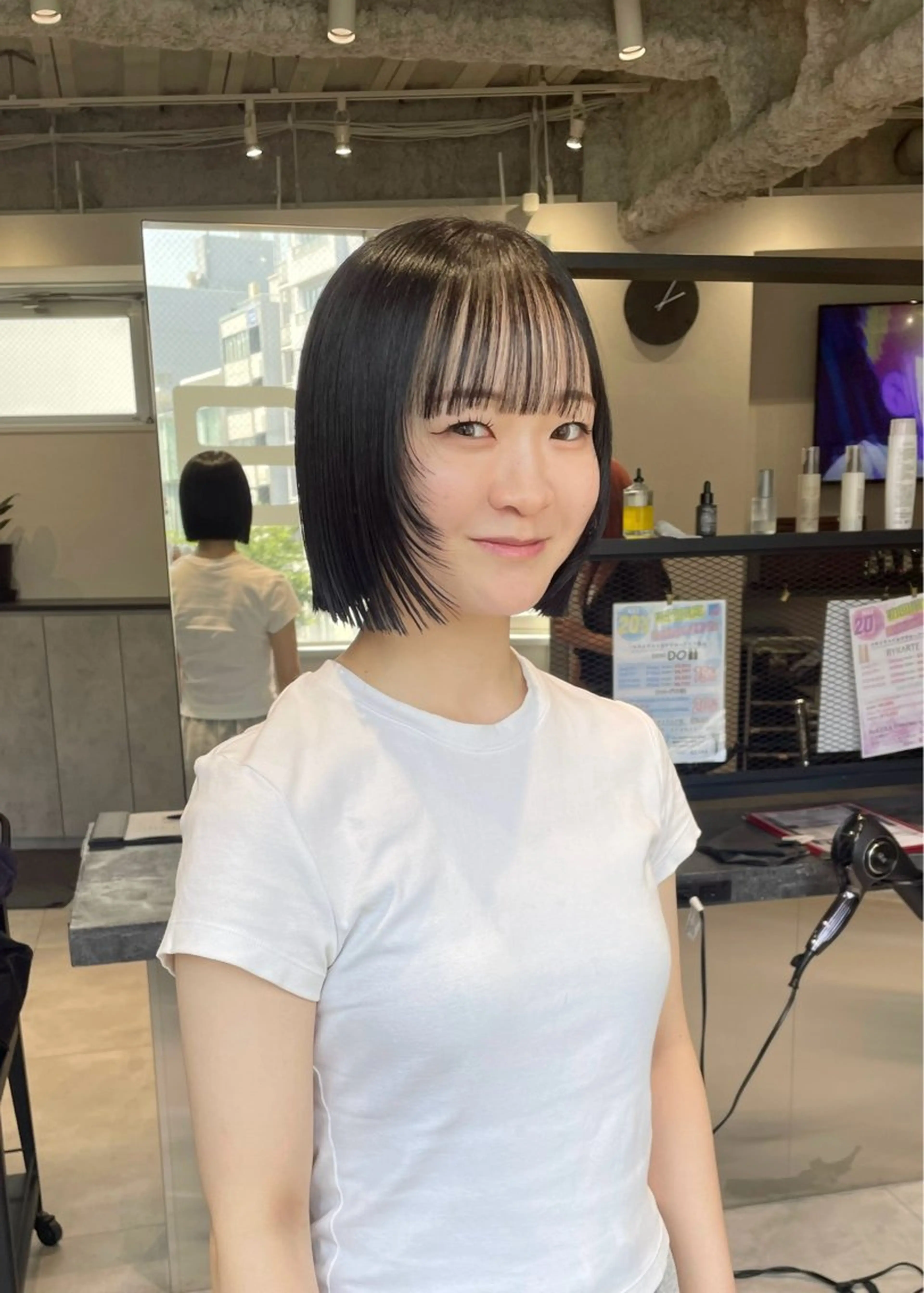 ショート ボブレイヤー ボブ レイヤーカット 💝ブリーチ ショート/れい💝のヘアスタイル