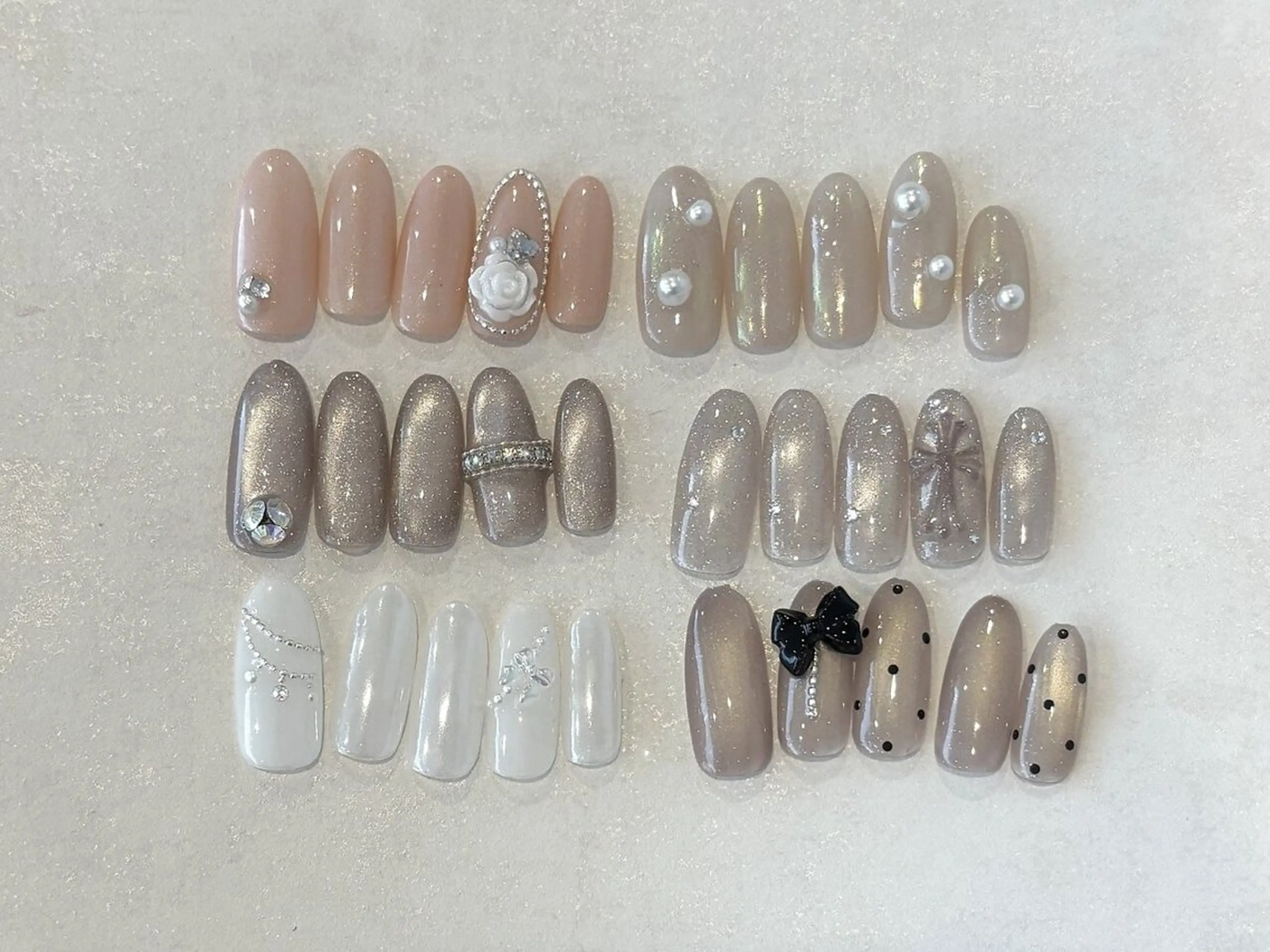 【HAND】（オフなし）simple韓国風ネイル定額コースの写真