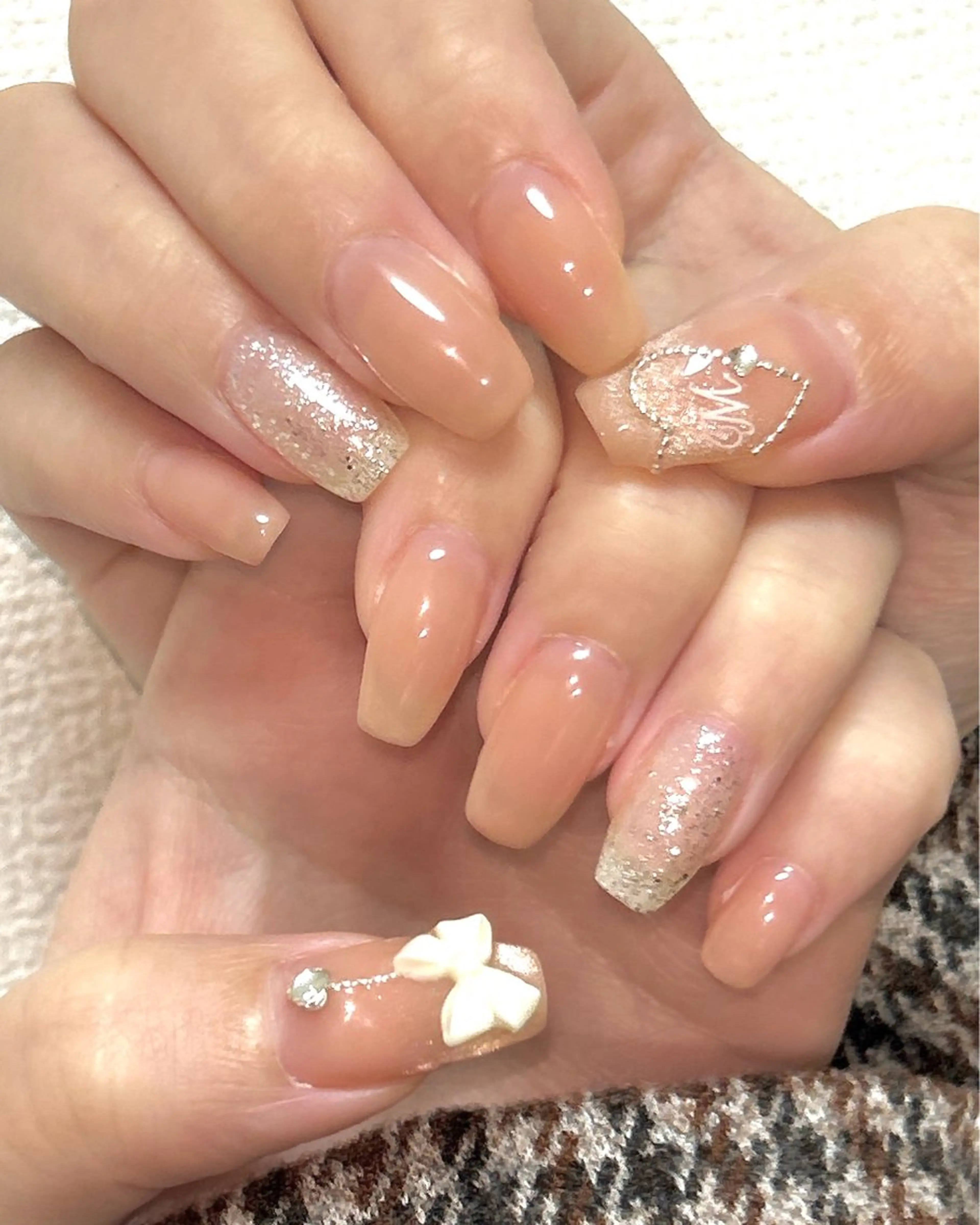 ネイル アートネイル ハンドネイル ten nail salon　かえでのネイルデザイン
