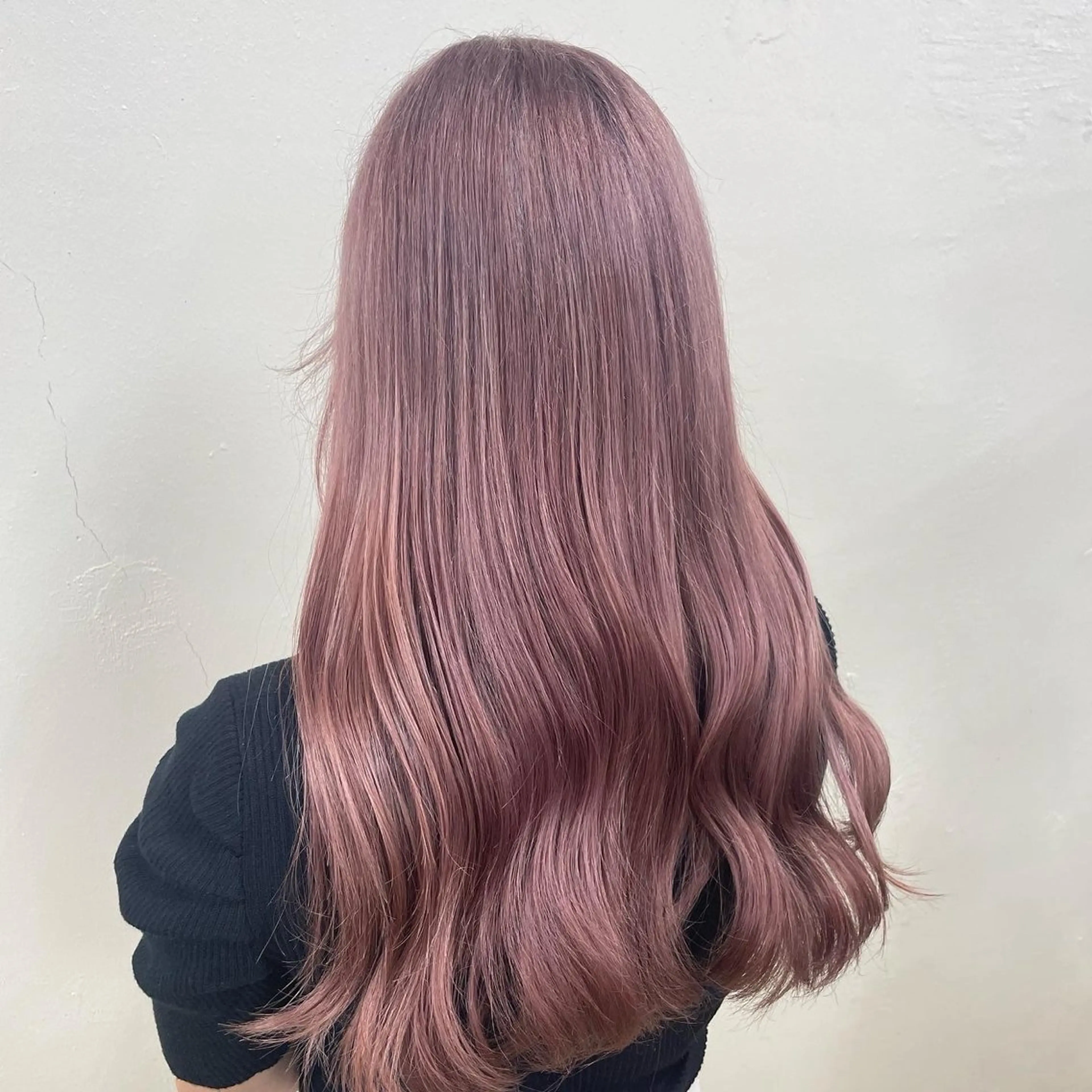 ロング カラー メンズ ピンクカラー トリートメント honoka💄💋 ワンカラー/髪質改善のヘアスタイル