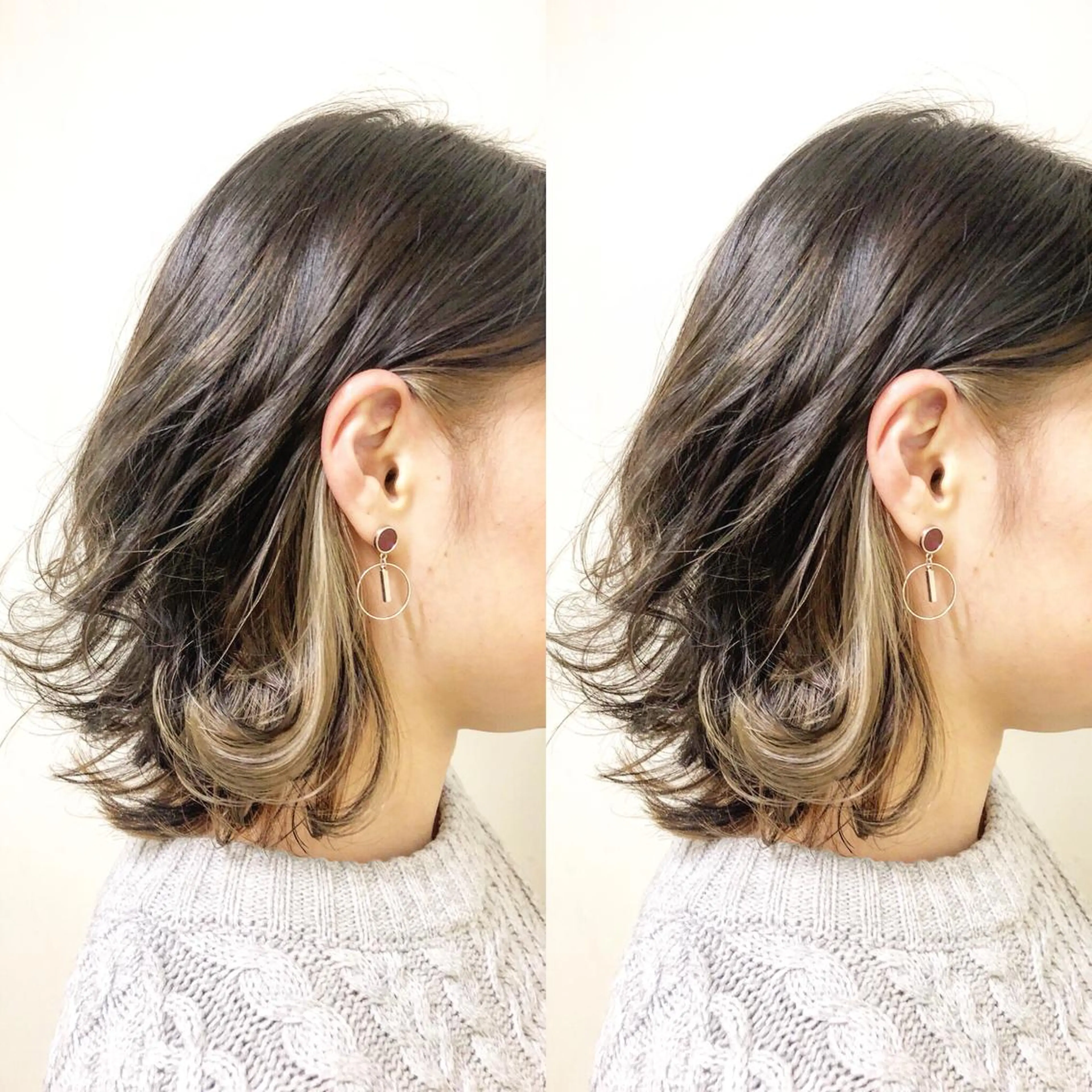 ミディアム カラー ヘアアレンジ ネイル マツエク・マツパ グレージュ 綺麗な髪質にしたい方 限定🌈清水　祥のヘアスタイル
