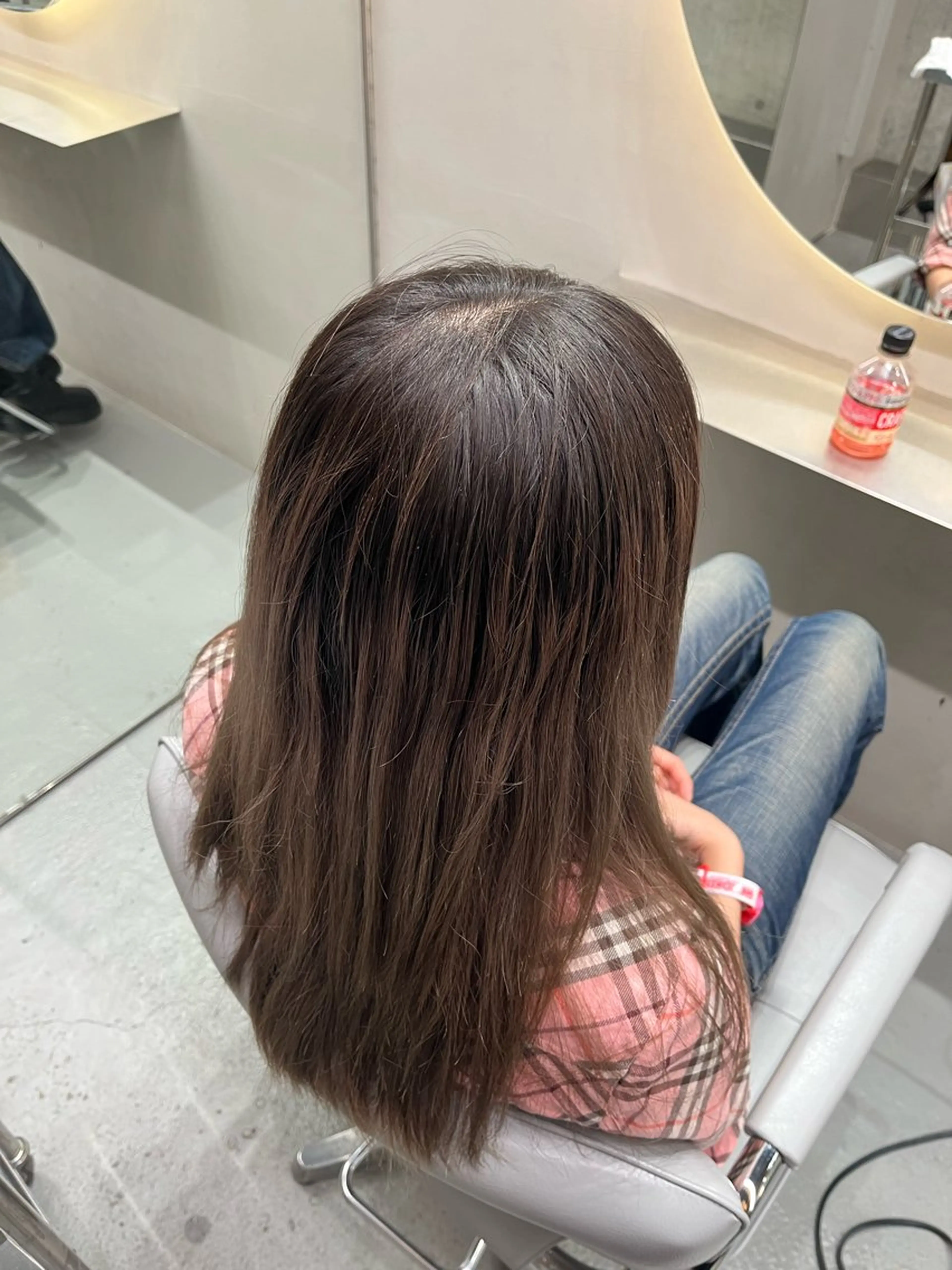 セミロング カラー ヘアアレンジ ヘアカラー 原宿・デザインカラー YUI🤍ྀིのヘアスタイル