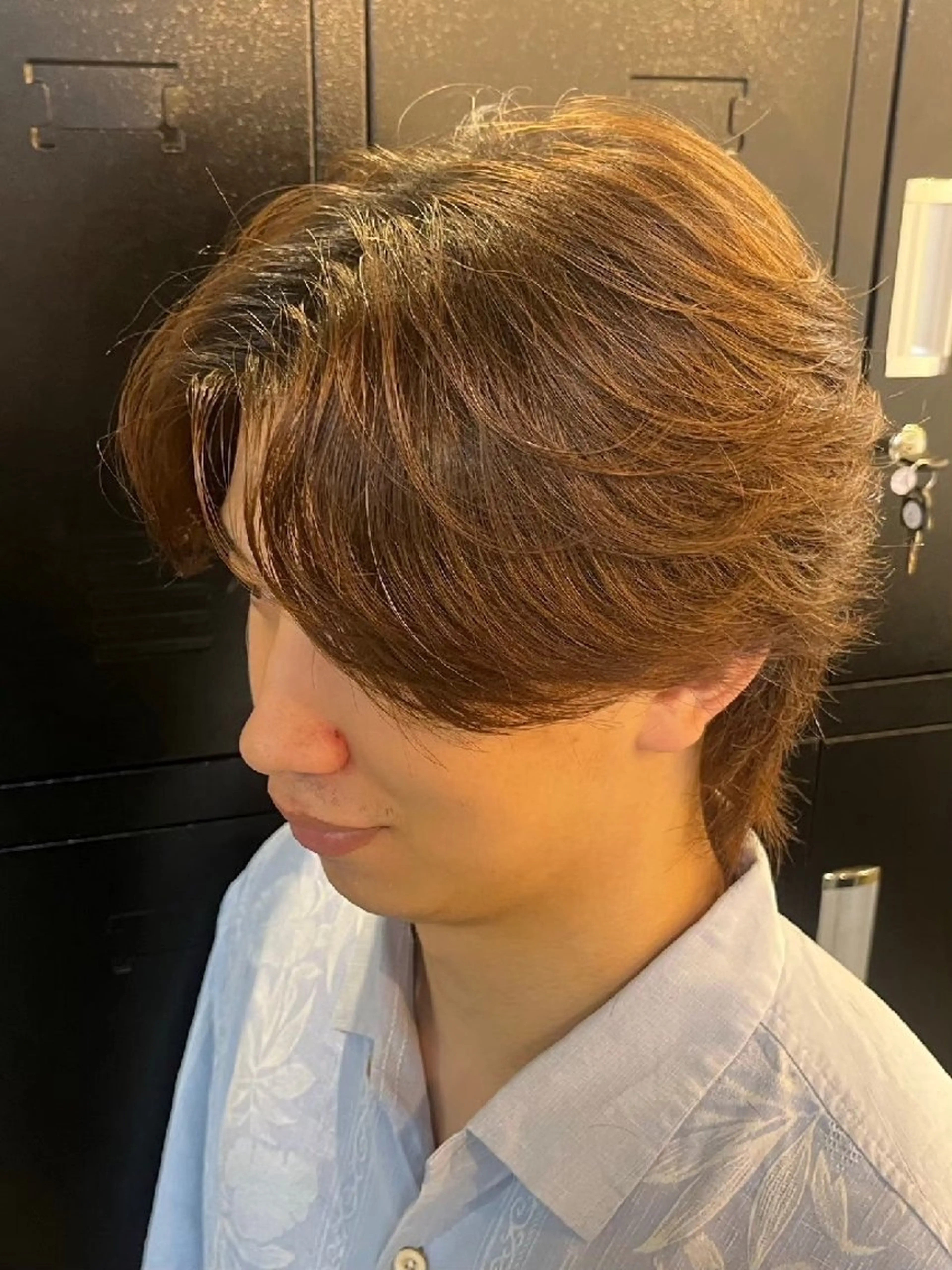 パーマ 🇰🇷ダウンパーマ 毛流れヘア🪽藤原のヘアスタイル
