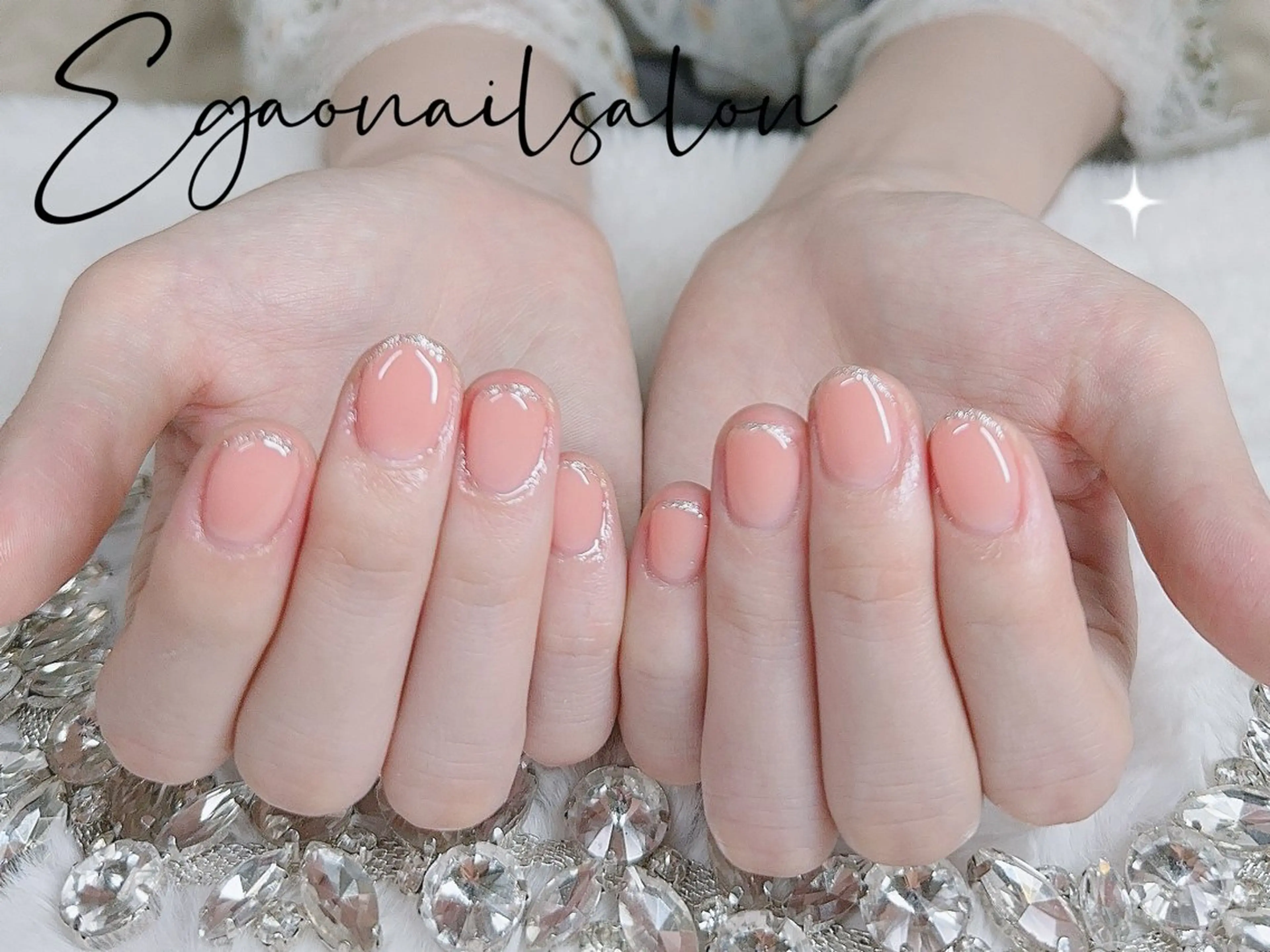 ネイル アートネイル フットネイル フレンチネイル ジェルネイル グラデーション ハンドネイル Egao Nail錦糸町店のネイルデザイン