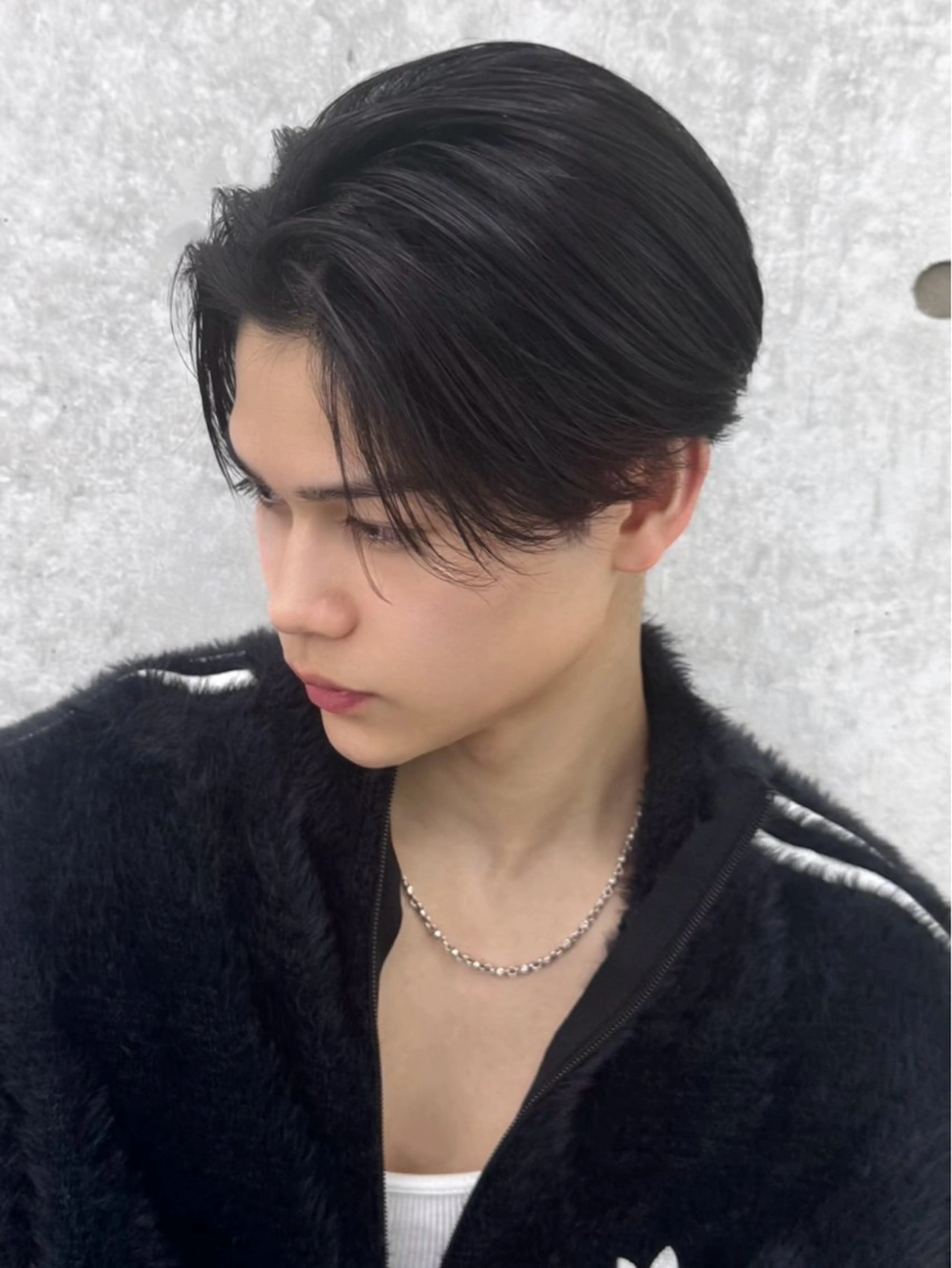 ショート カラー パーマ ヘアアレンジ メンズ 大宮🩵韓国ヘア 毛流れ🫧☁️まいのヘアスタイル