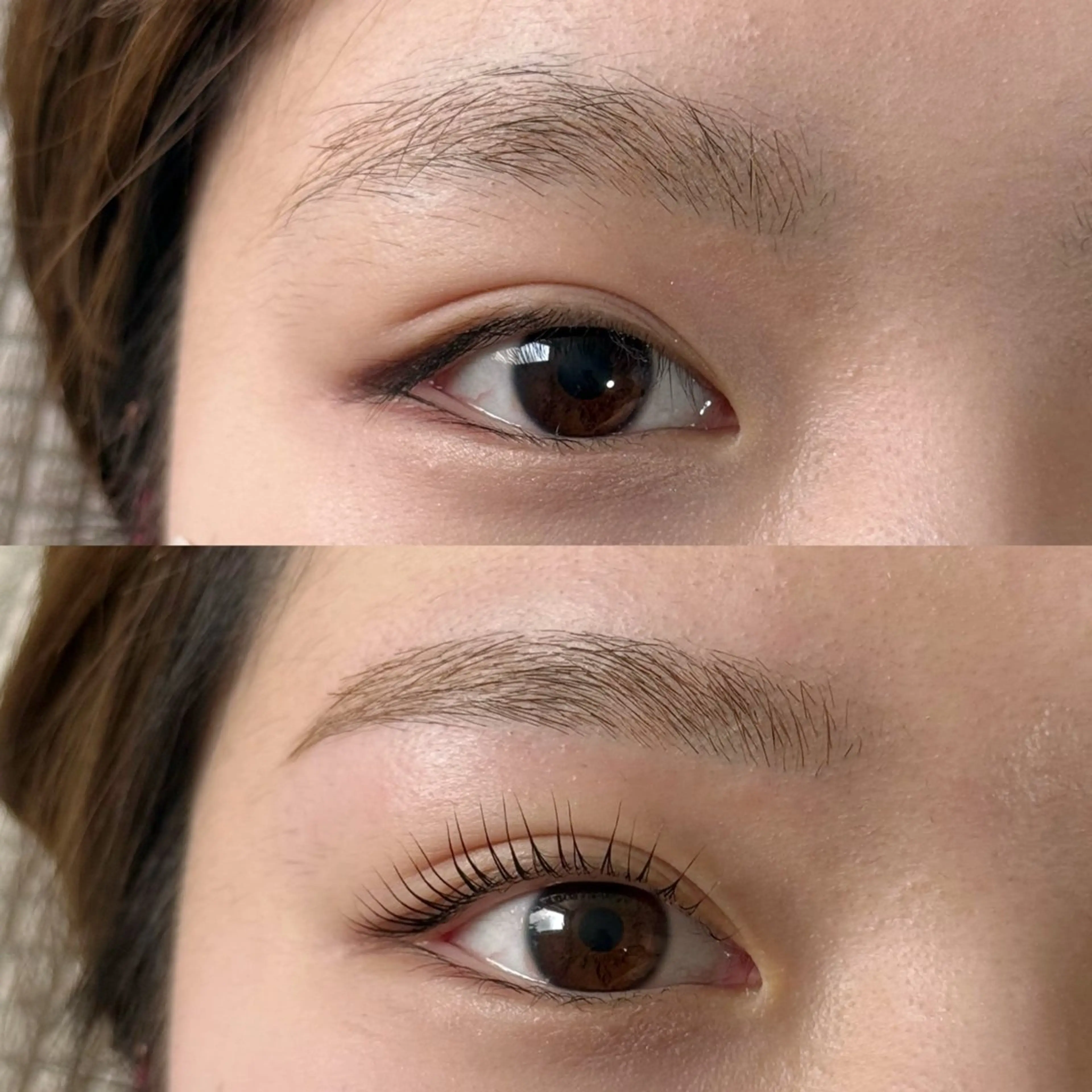 ご新規様【美眉スタイリング×上まつげパーマor上パリジェンヌ】🎀エクステオフ不可･現金支払いのみ🎀の写真