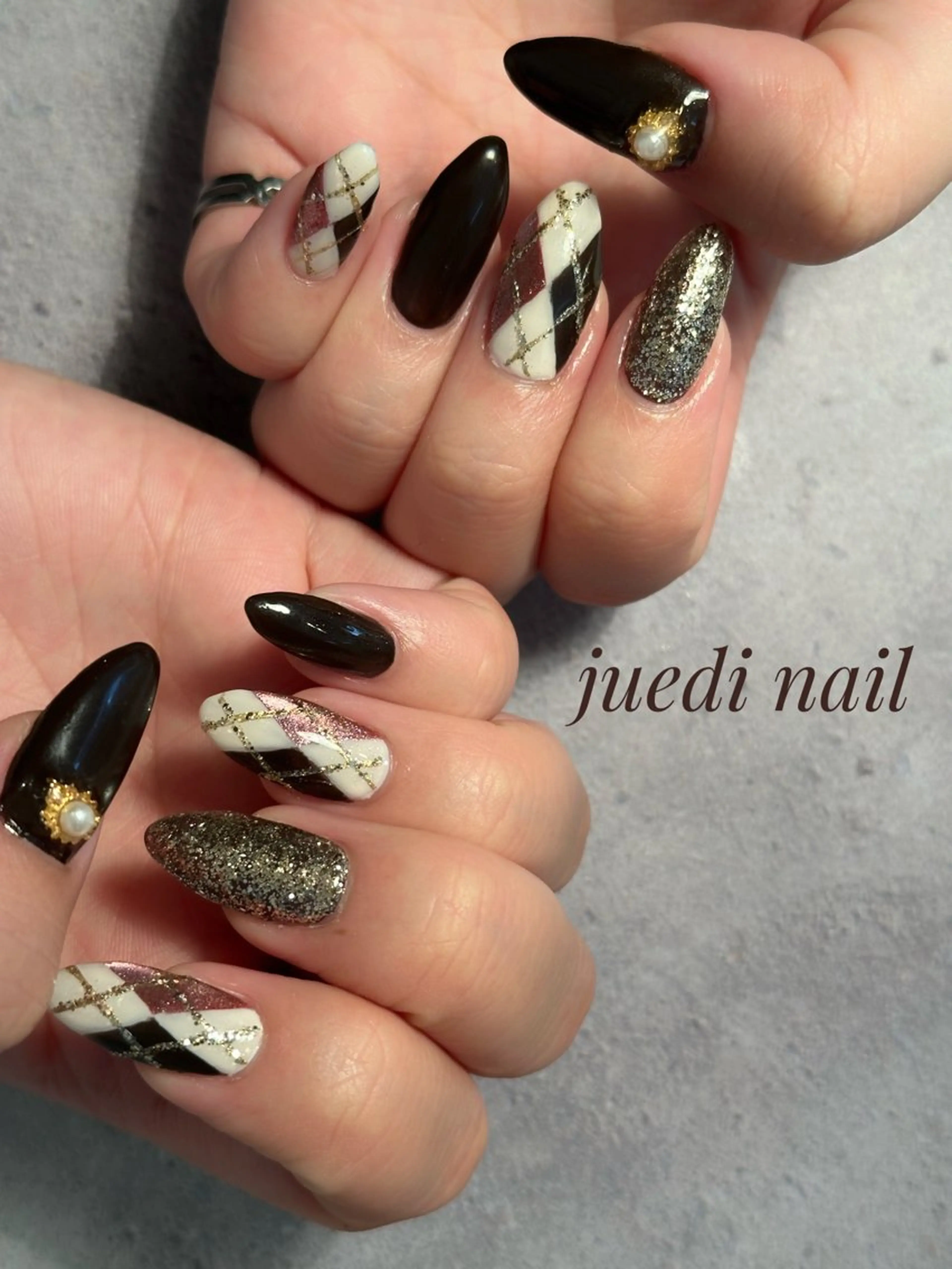 ネイル マグネットネイル juedi nail 〜木曜日のネイル〜のネイルデザイン