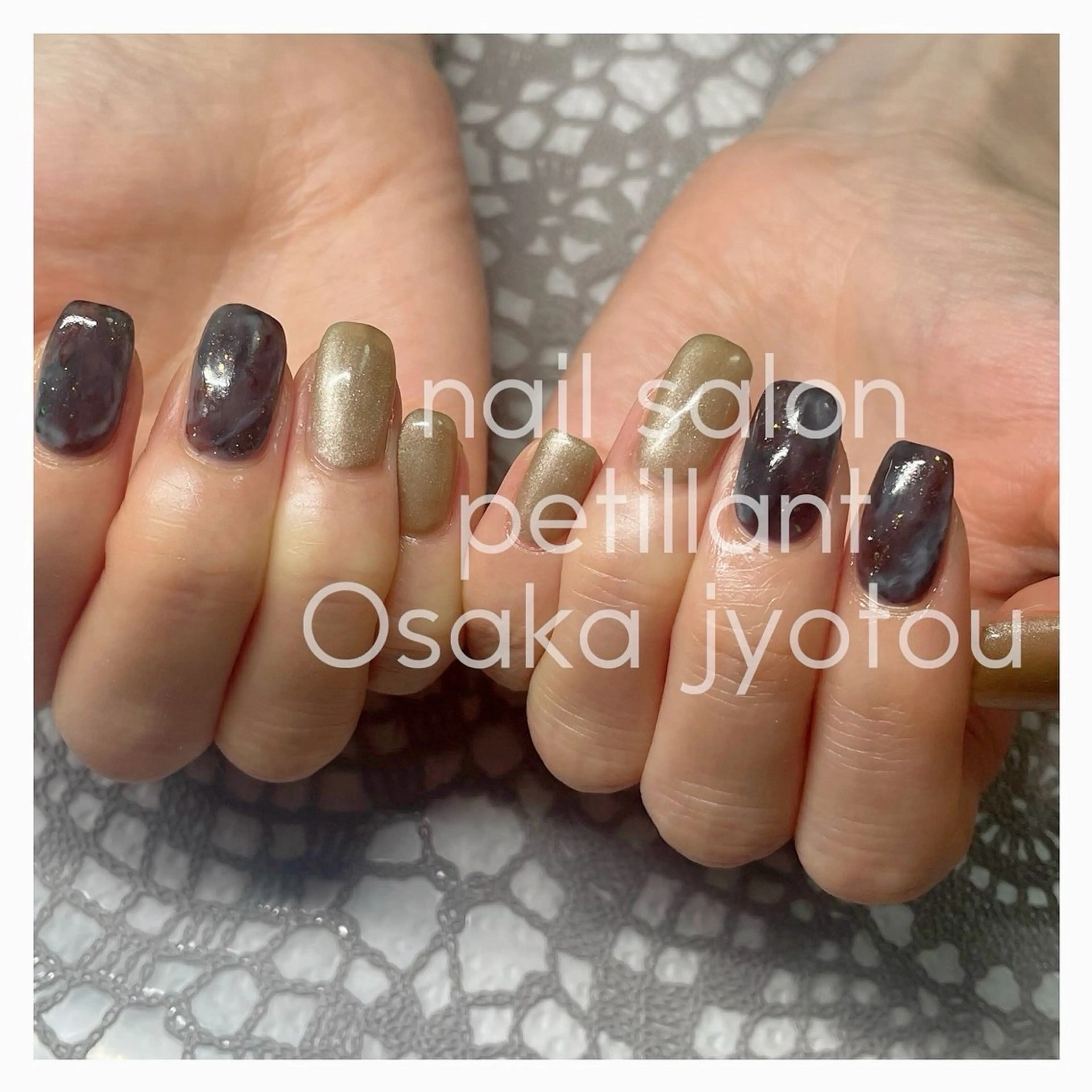 ネイル マグネットネイル nail salon petillantのネイルデザイン