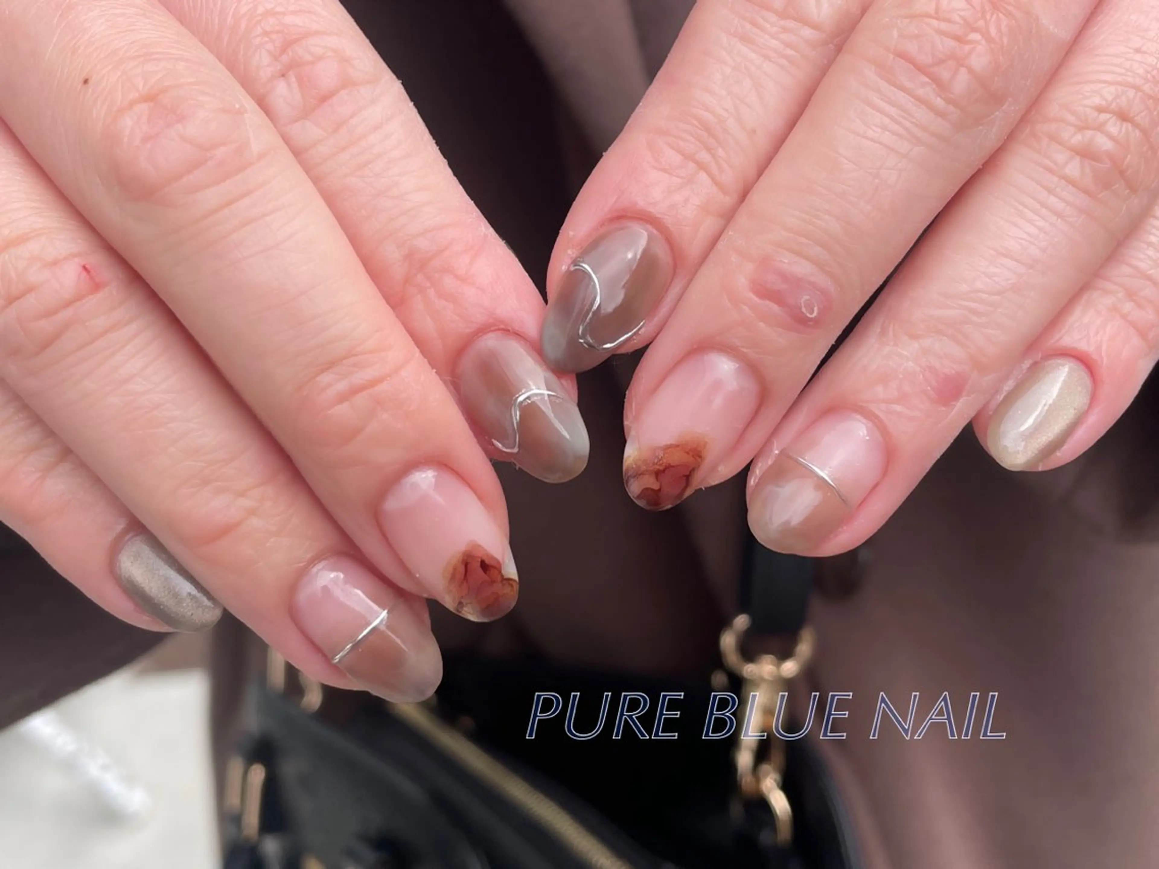 ネイル PURE BLUE NAILのネイルデザイン