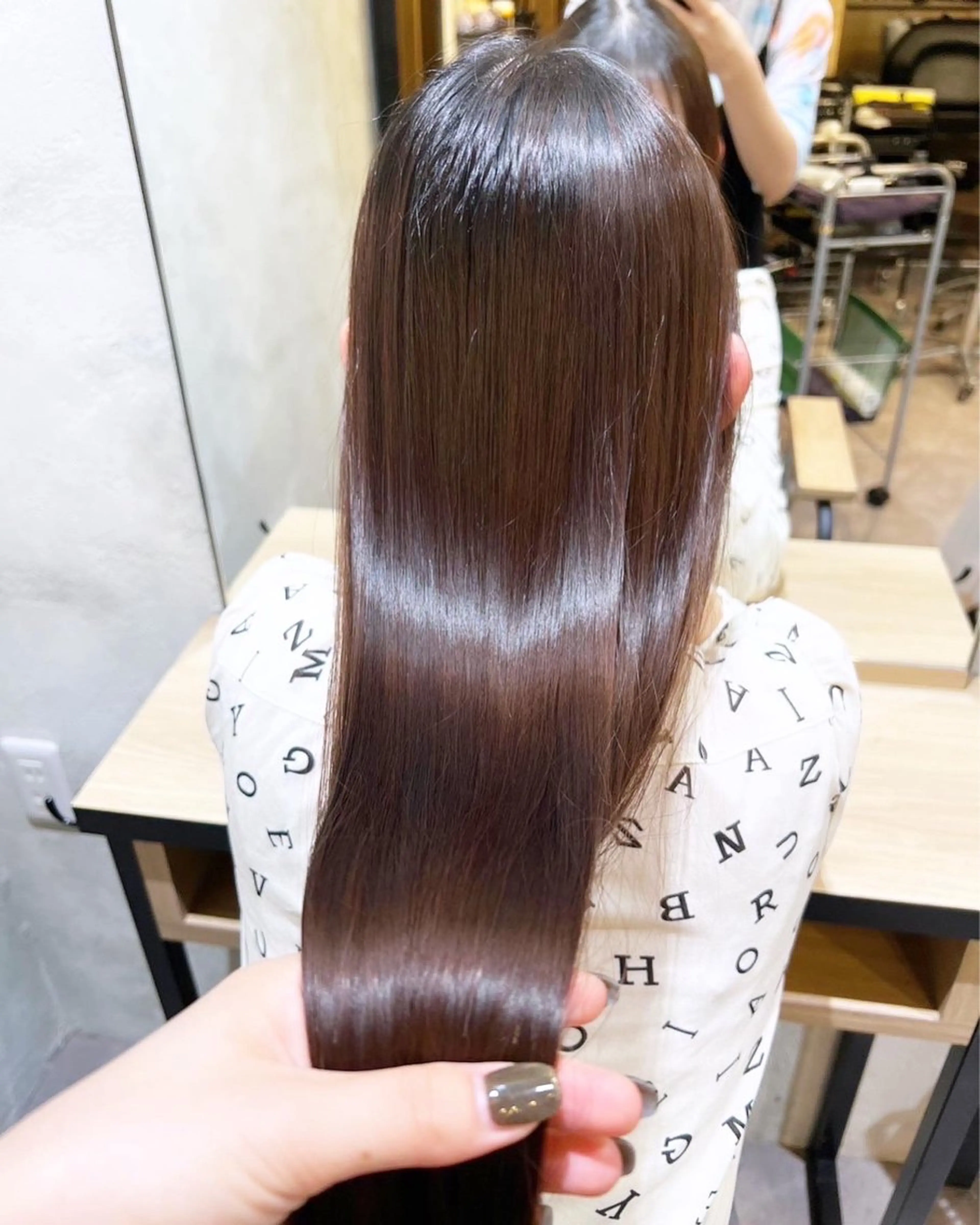 ロング パーマ カット 縮毛矯正 💎髪質改善専門 jewel boxのヘアスタイル