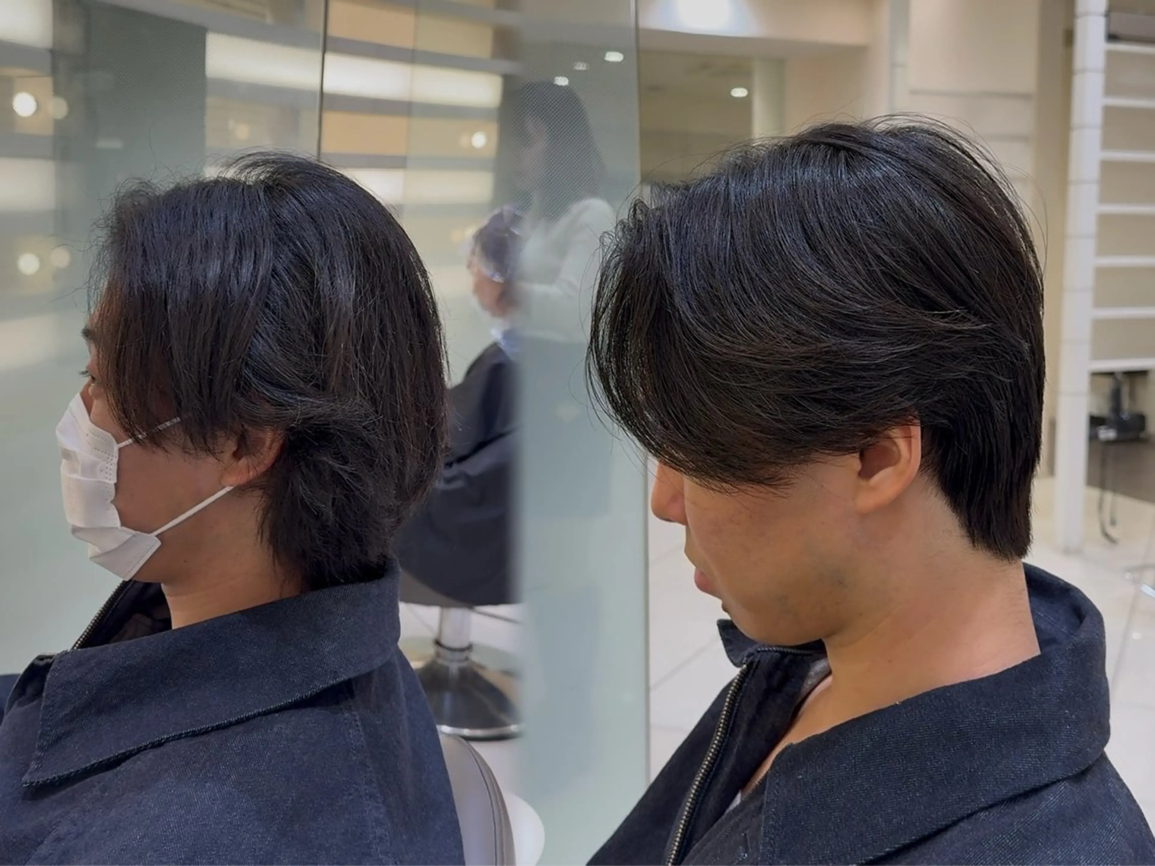 メンズ カット 縮毛矯正 メンズ縮毛矯正 ブリーチカラー/まやのヘアスタイル