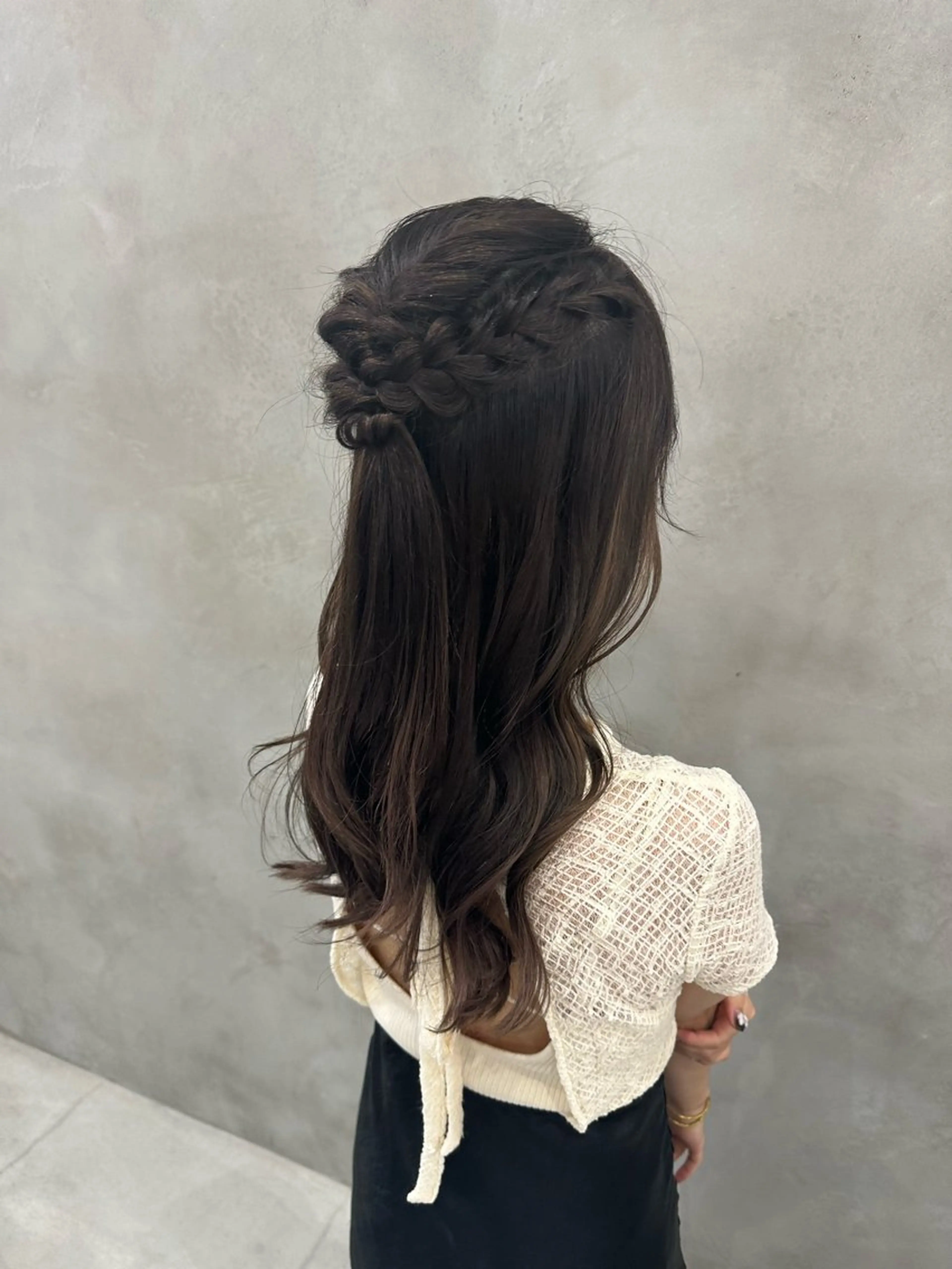 ロング ヘアアレンジ さあや 【透け感/艶感】のヘアスタイル