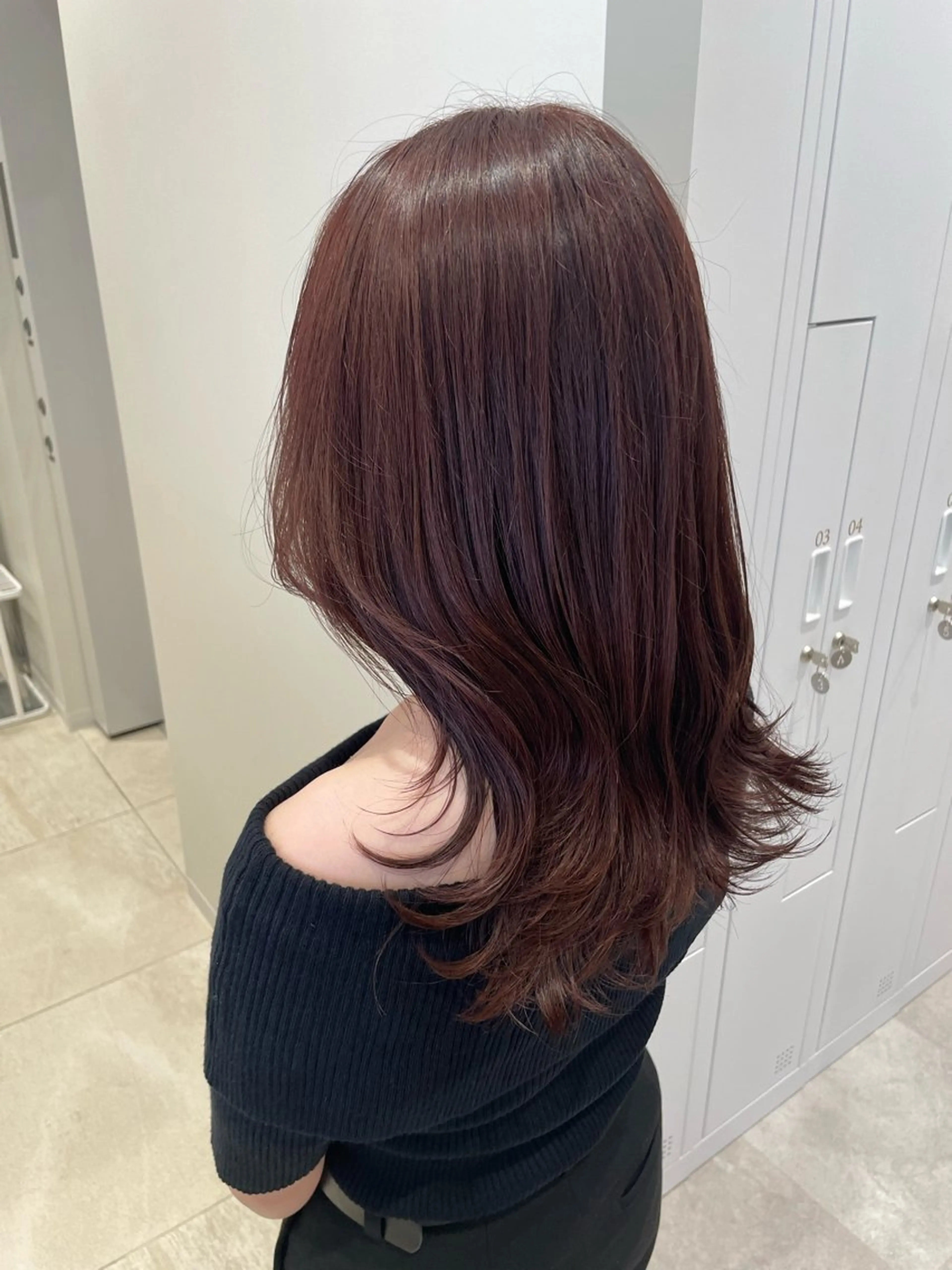 ミディアム カラー ラベンダーカラー ラベンダーピンク ピンクカラー カット ヘアカラー 女性リピ90%🍨 🩷佐藤みずきのヘアスタイル