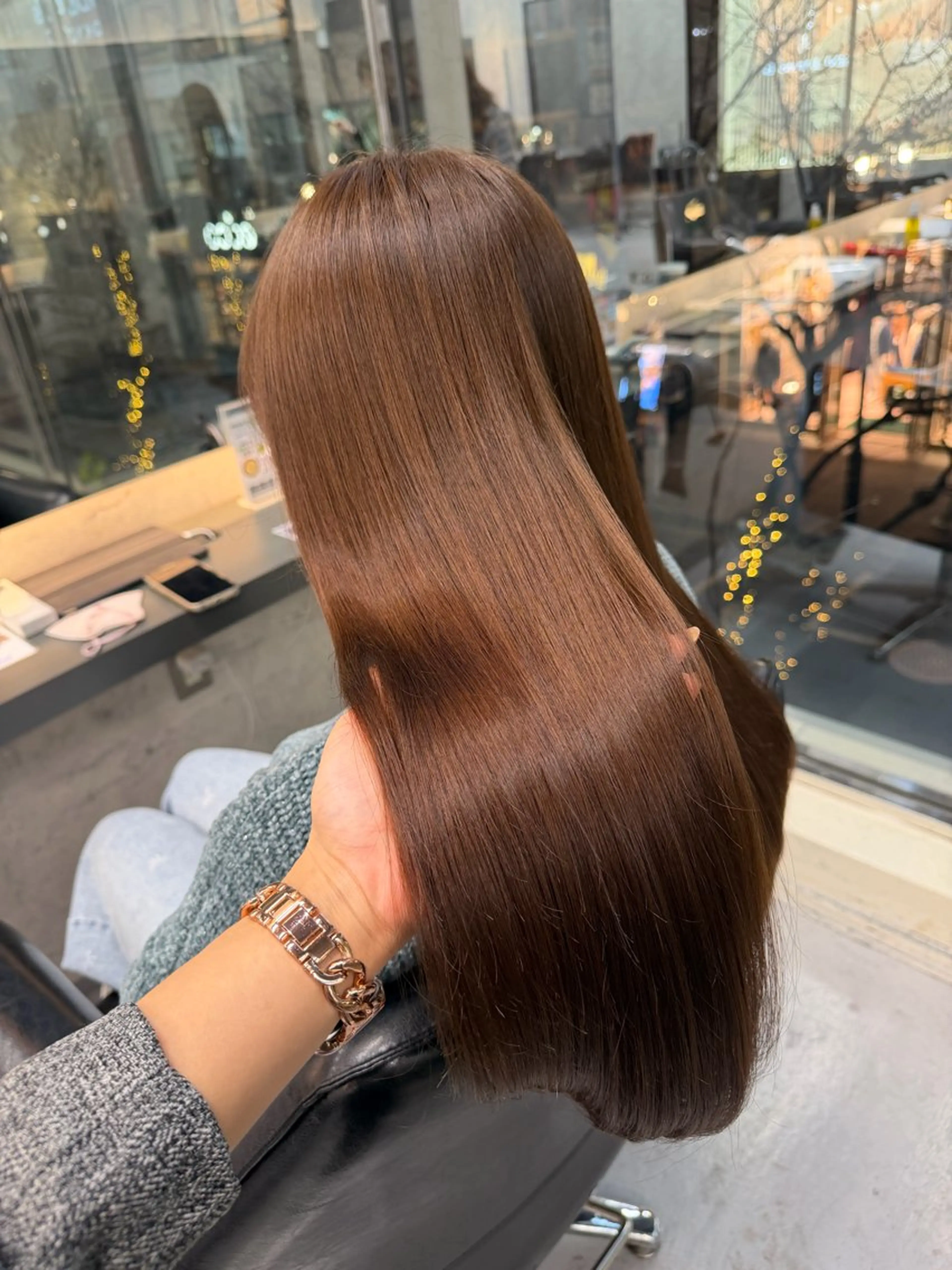 🤍🧡似合わせカット&うる艶カラー&🌟美髪🌟高濃度5stepオージュアトリートメント🧡🤍の写真