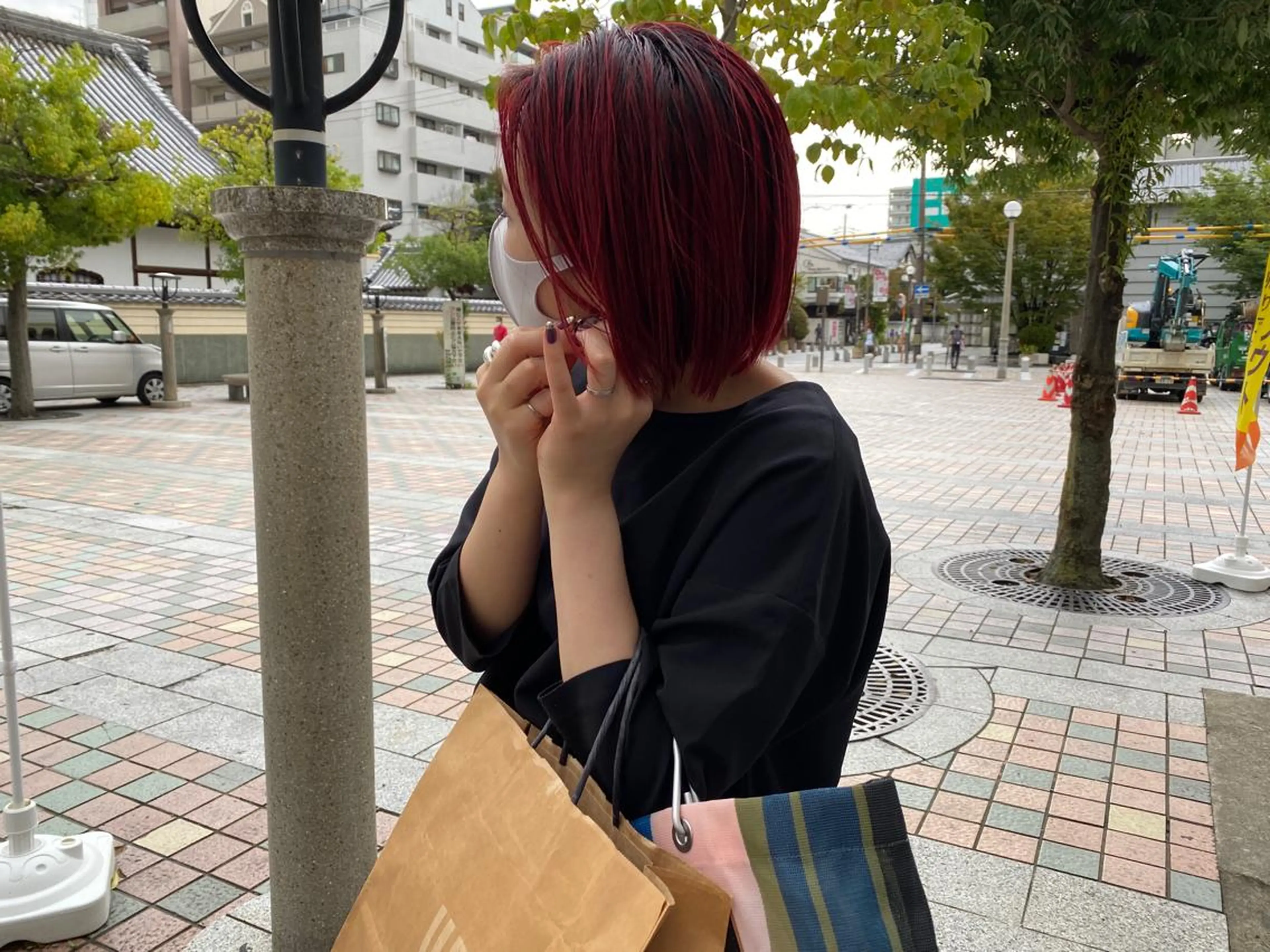 ショート カラー ブリーチカラー 美髪矯正takaraのヘアスタイル