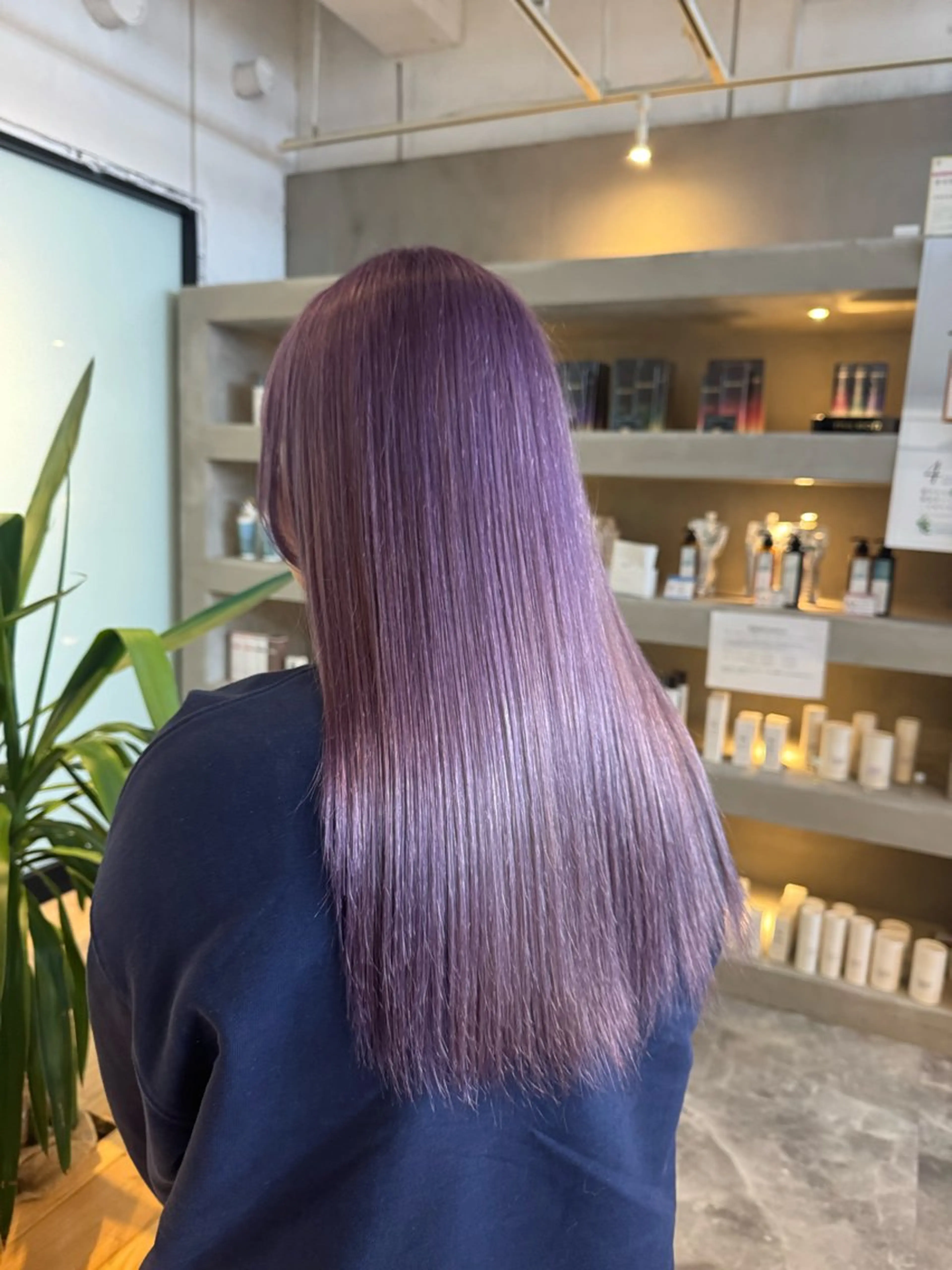 ロング カラー 蓮田 好良のヘアスタイル